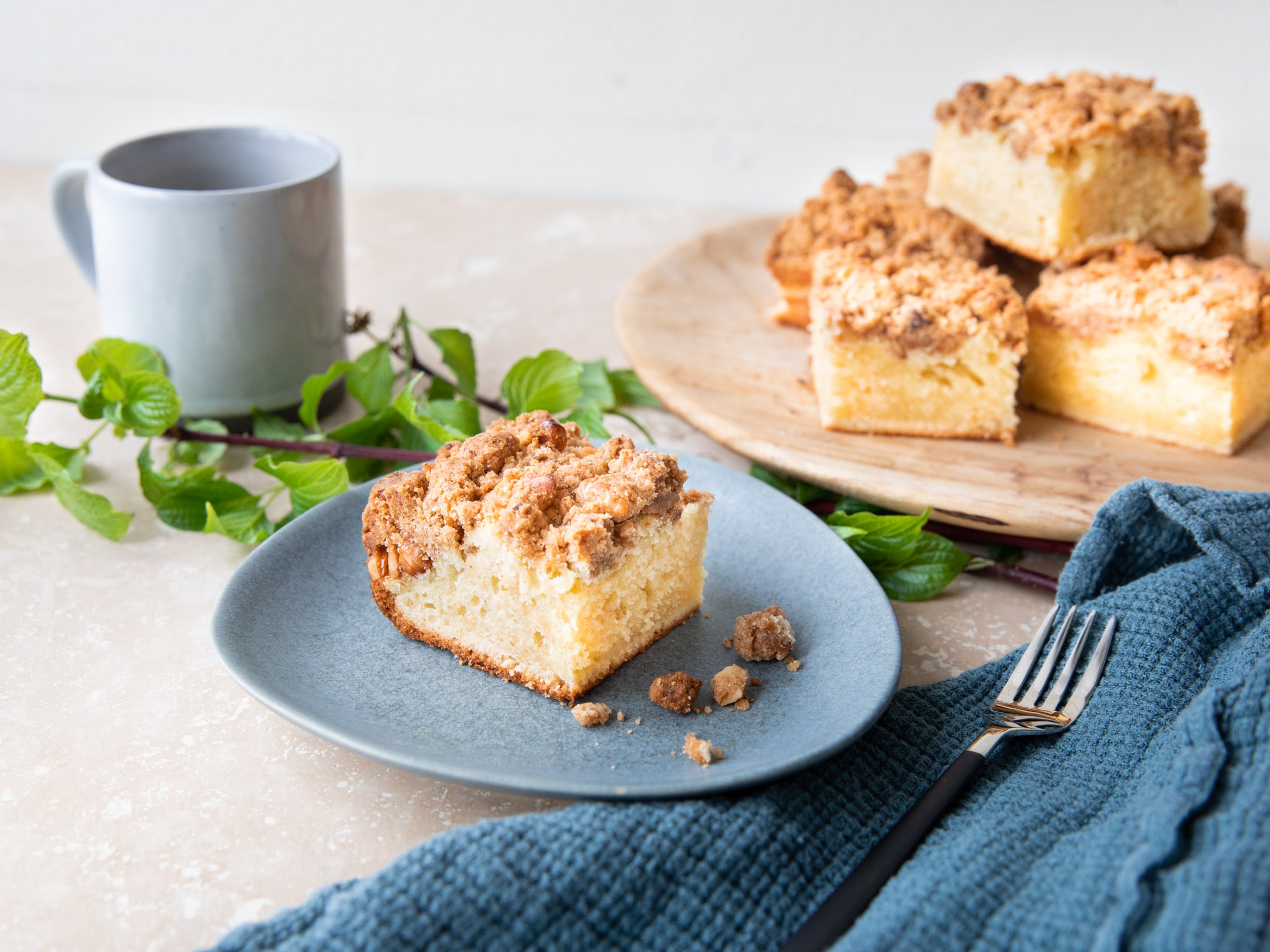 New York-style cinnamon crumb cake