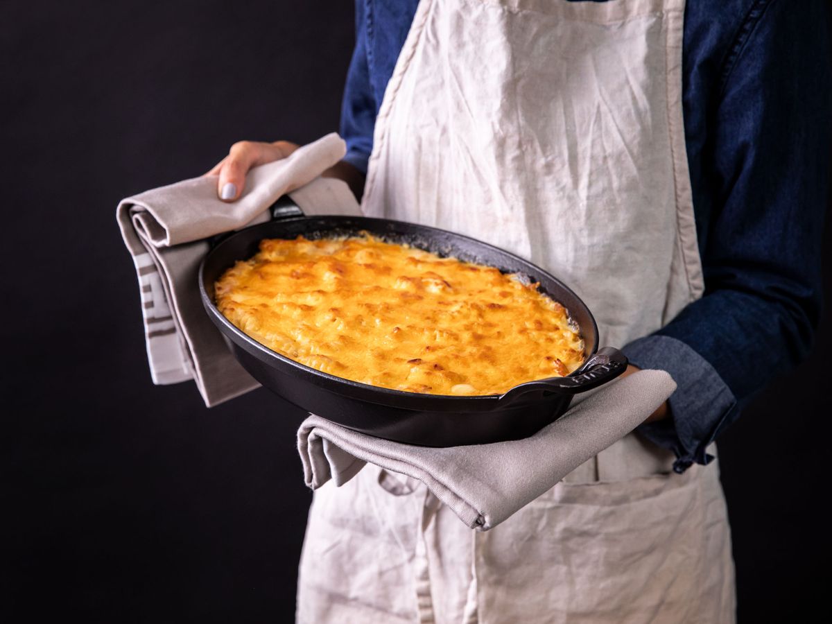 5-ingredient baked fusilli and cheese with ham | Recipe | Kitchen Stories