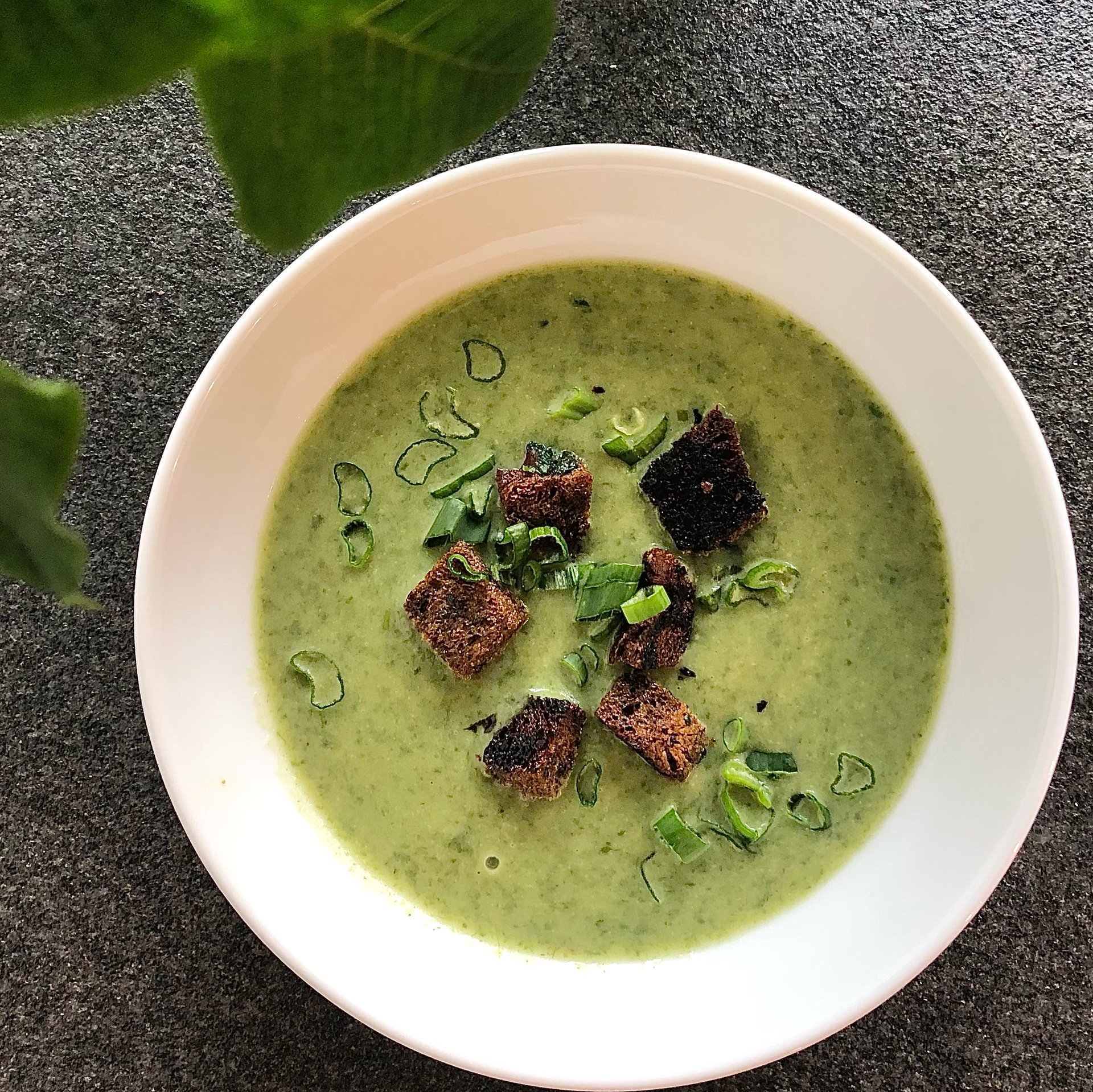 Bärlauch Suppe mit Croutons | Rezept | Kitchen Stories