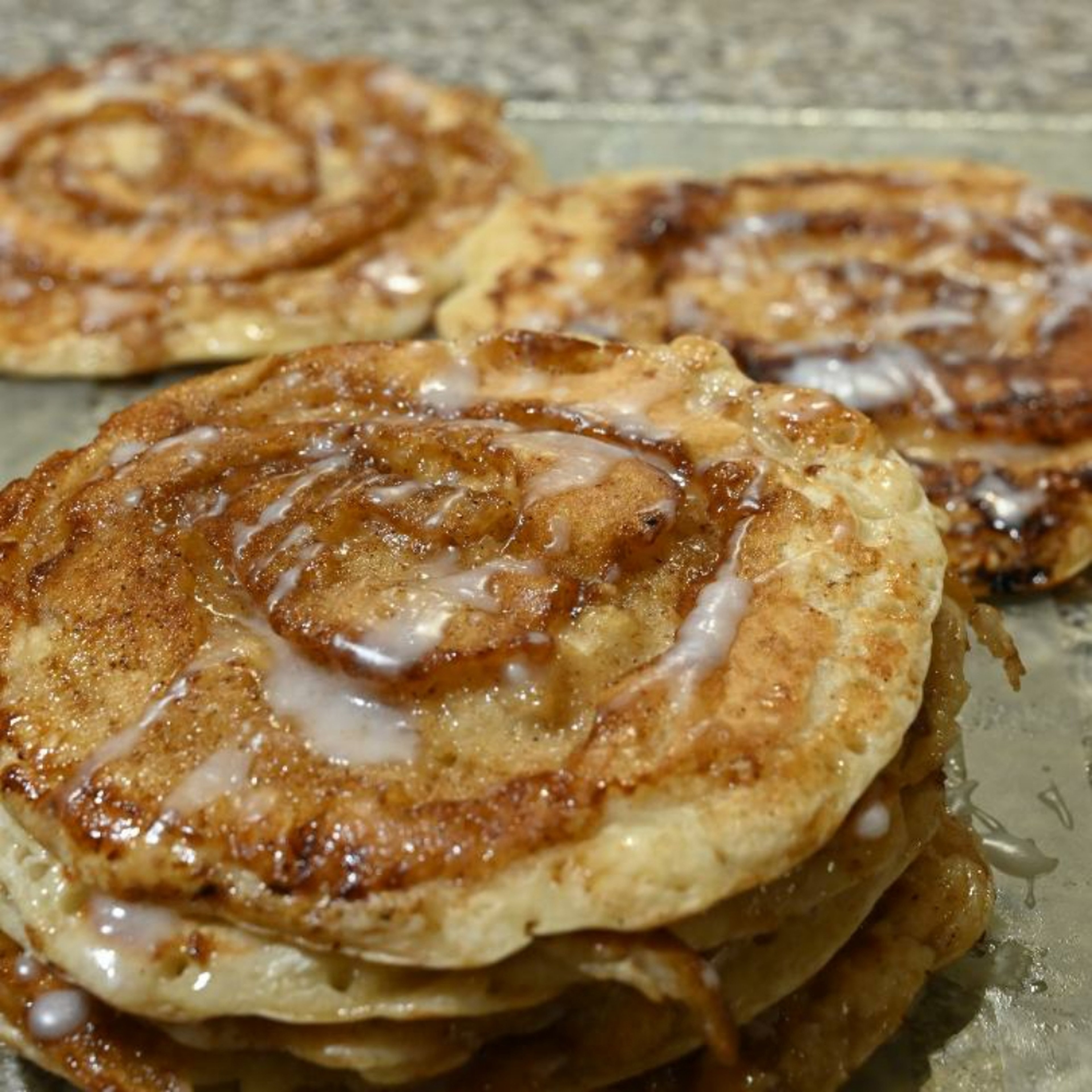 Cinnamon Roll Pancakes