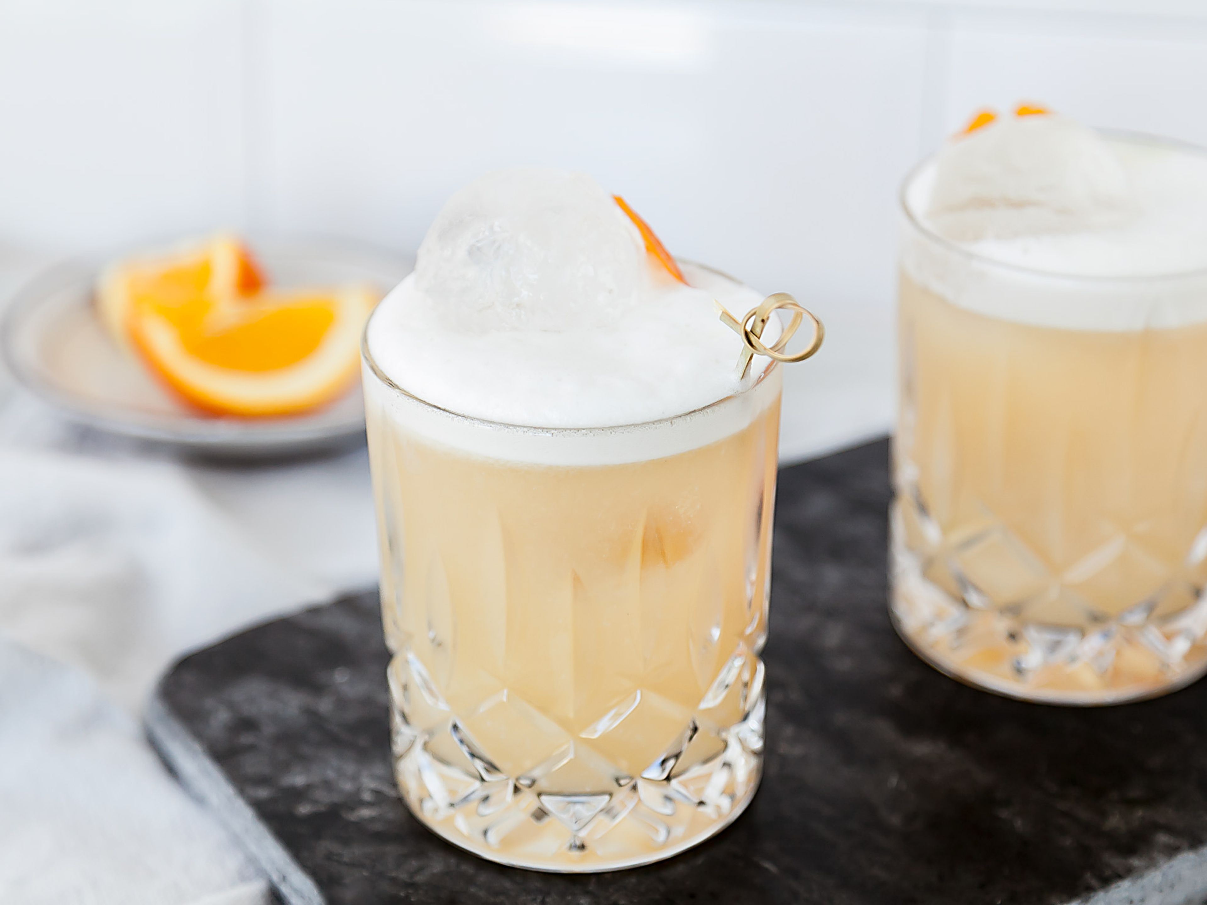 Classic whiskey sour