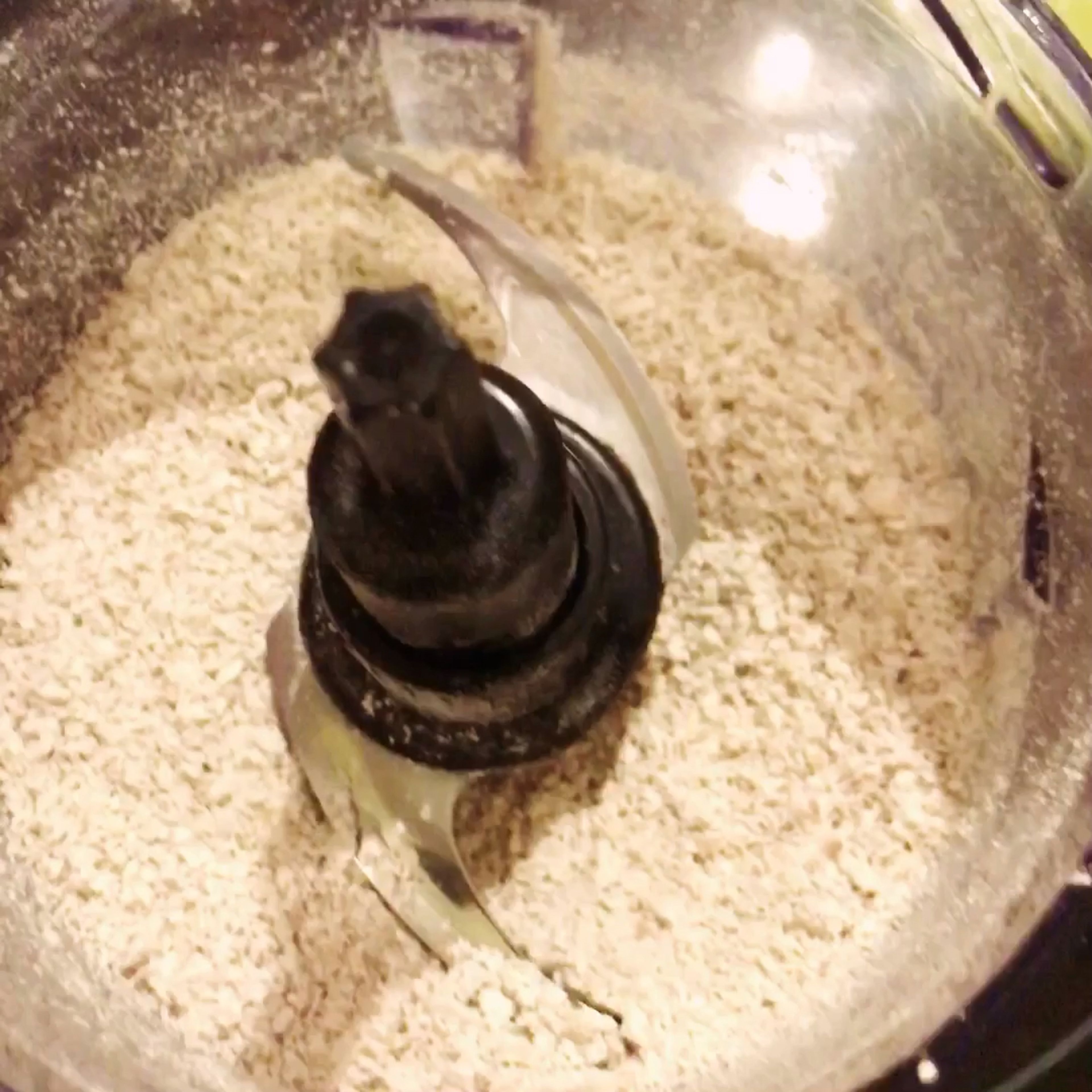 Put the oats in a blender, and blend them well until you have oat flour.