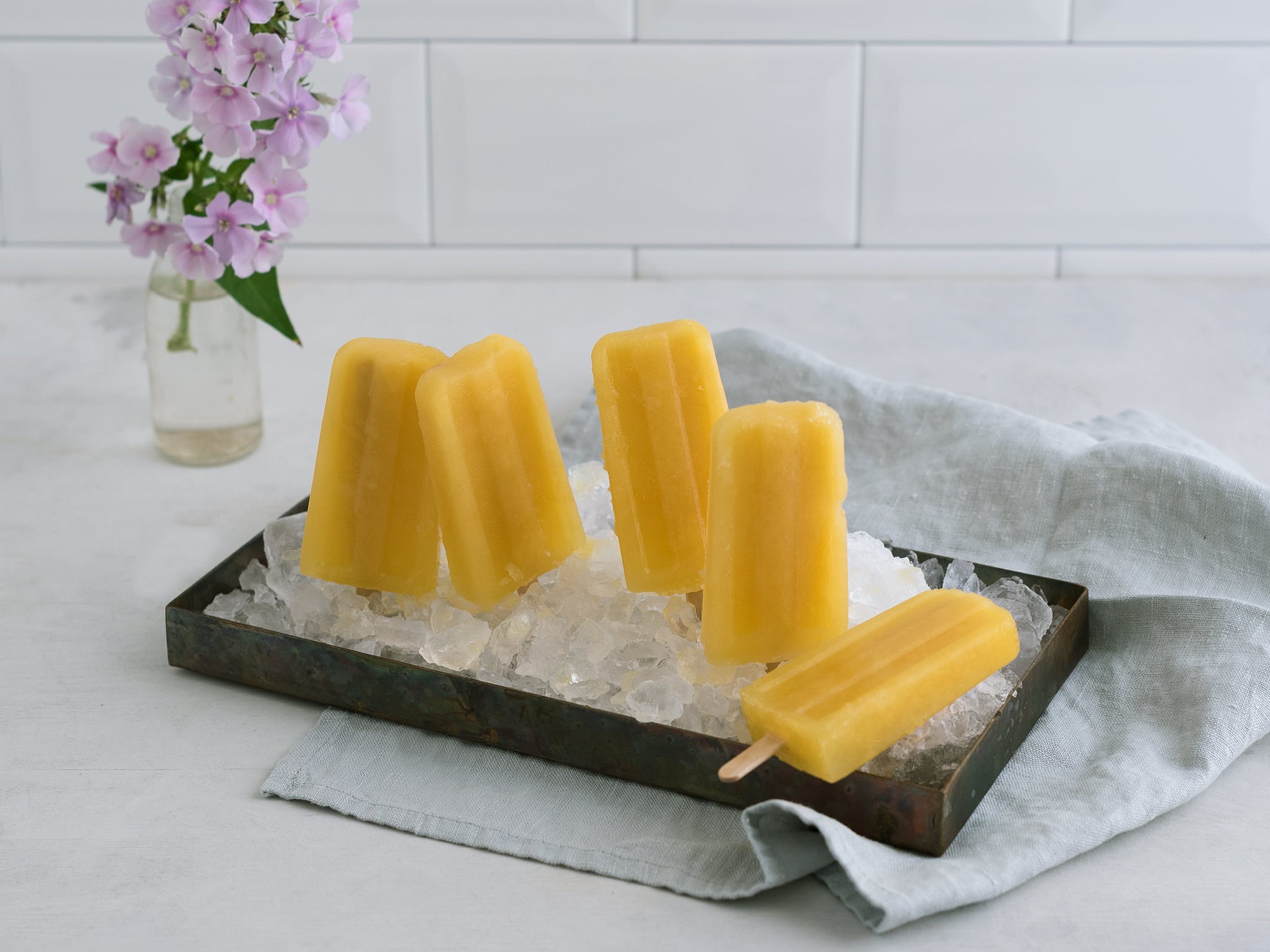 DIY Orangen-Fruchteis