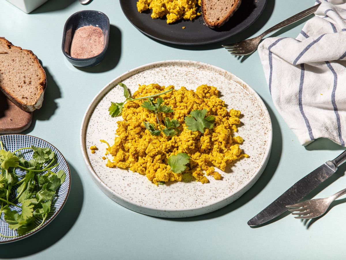 Vegan scrambled eggs | Recipe | Kitchen Stories