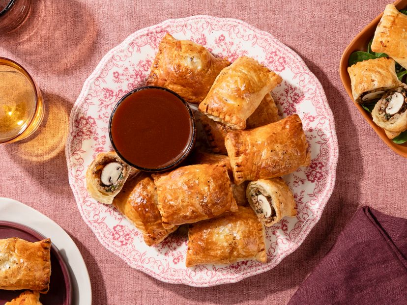 Buttrig-knusprige Mini-Pilz-Wellingtons