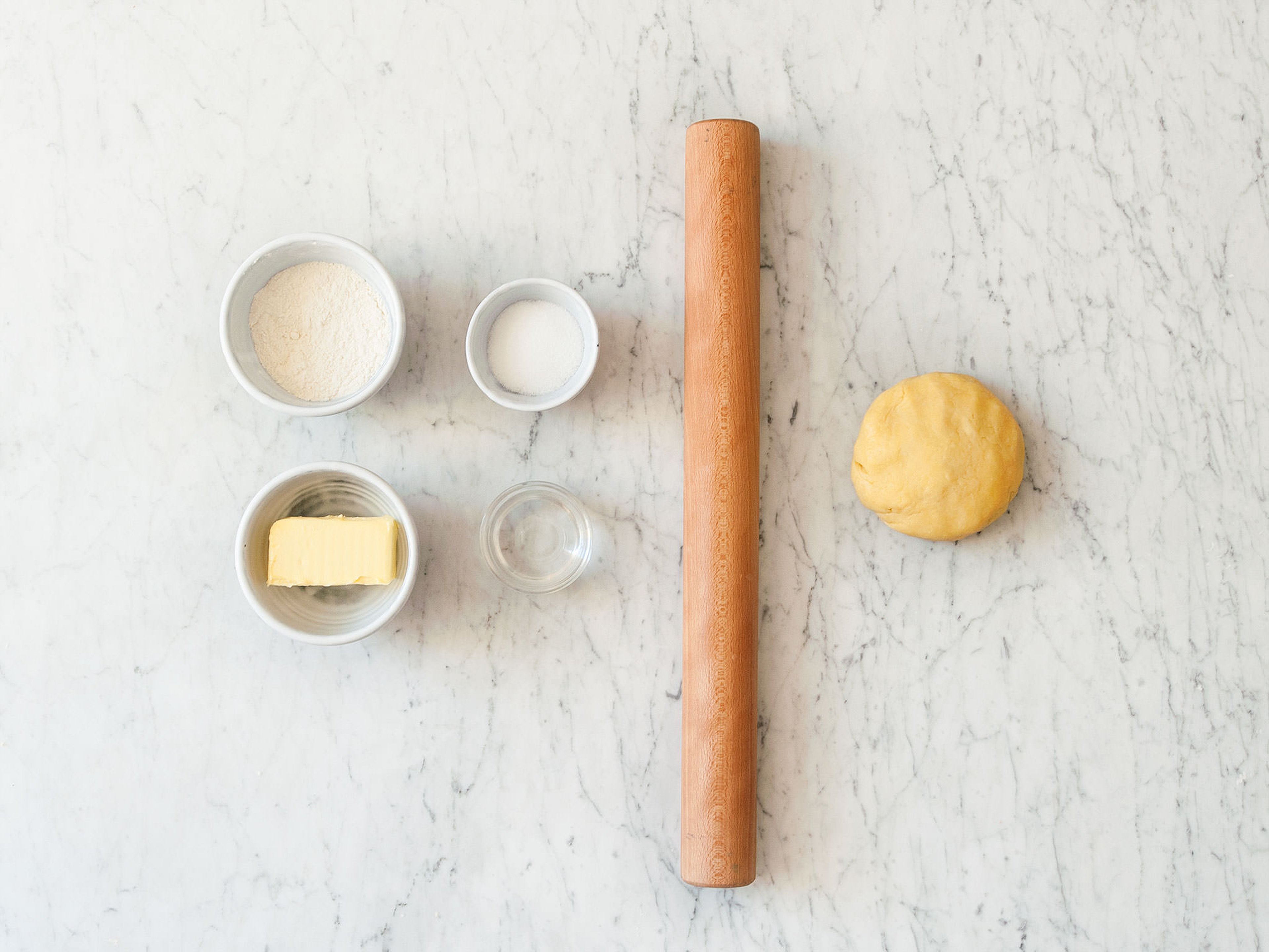 American pie dough, 2 ways