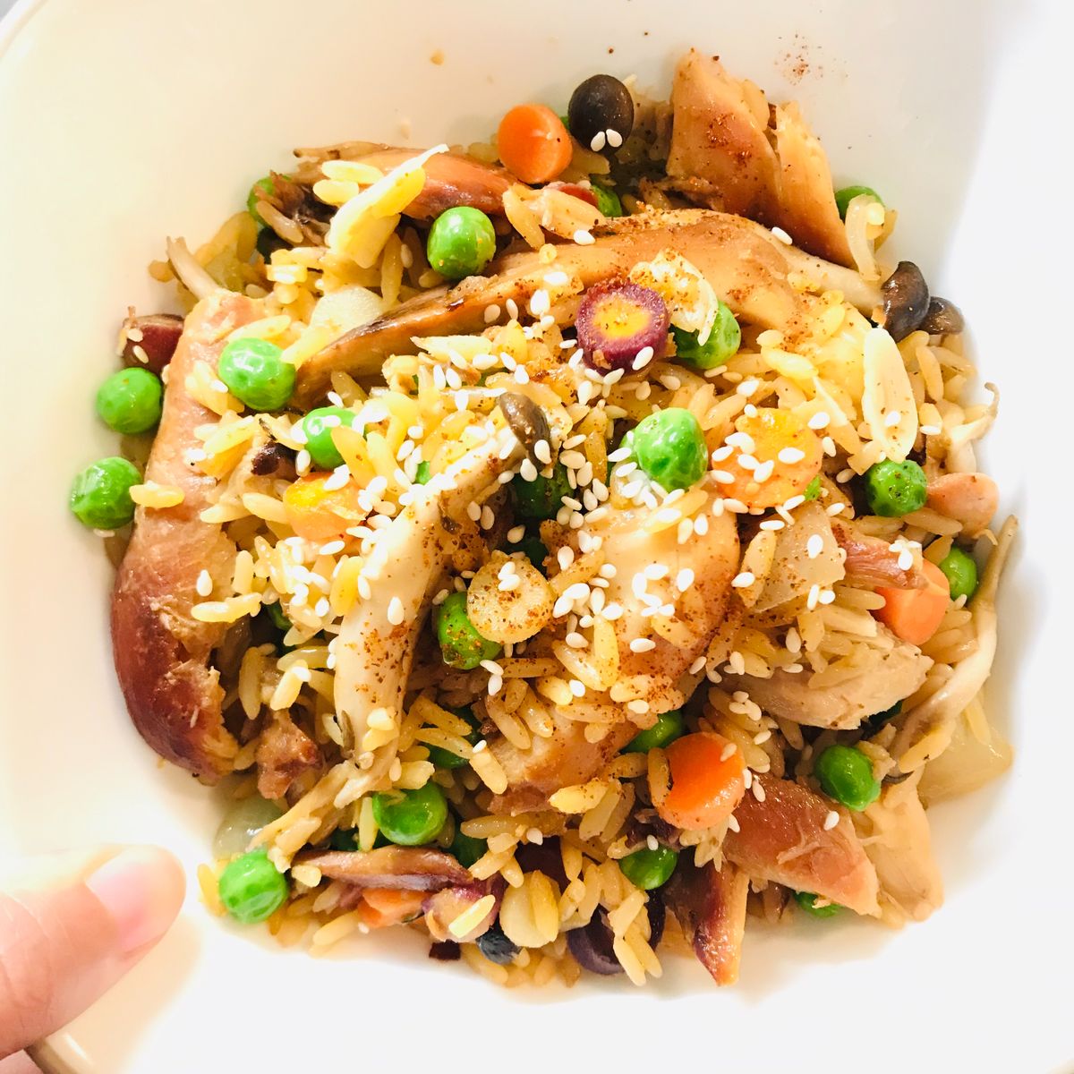 Leftover Rotisserie Chicken Fried Rice Recipe Kitchen Stories