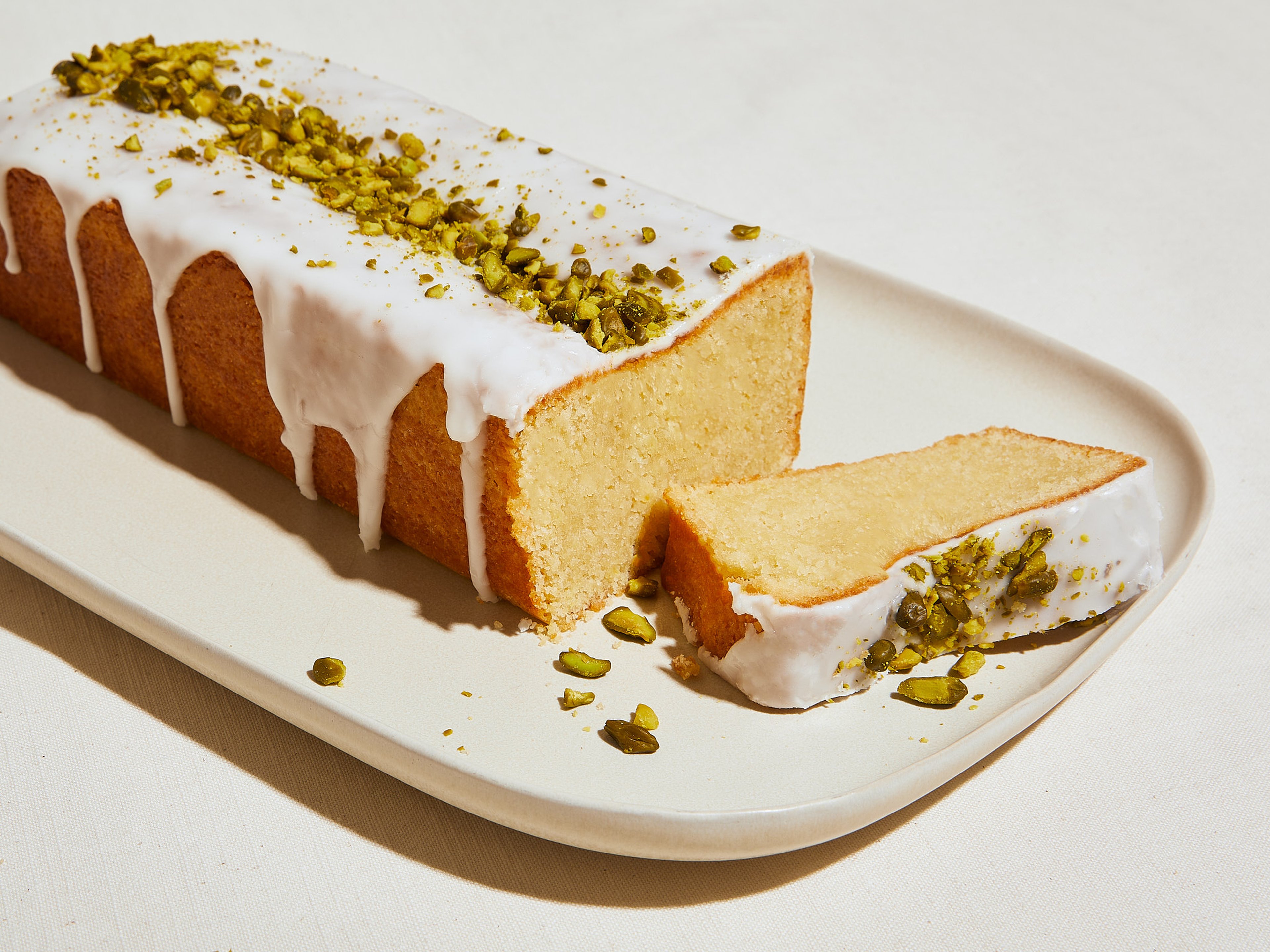 Vegan lemon olive oil loaf cake