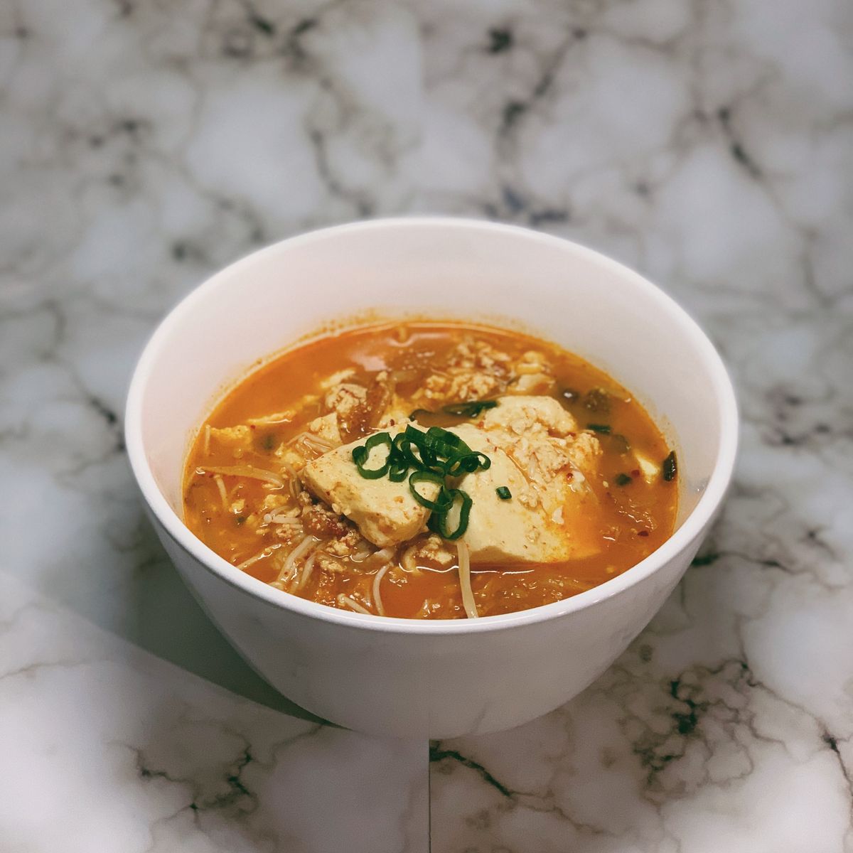 Vegan Korean Soft Tofu Stew (Soon Dubu) | Recipe | Kitchen Stories