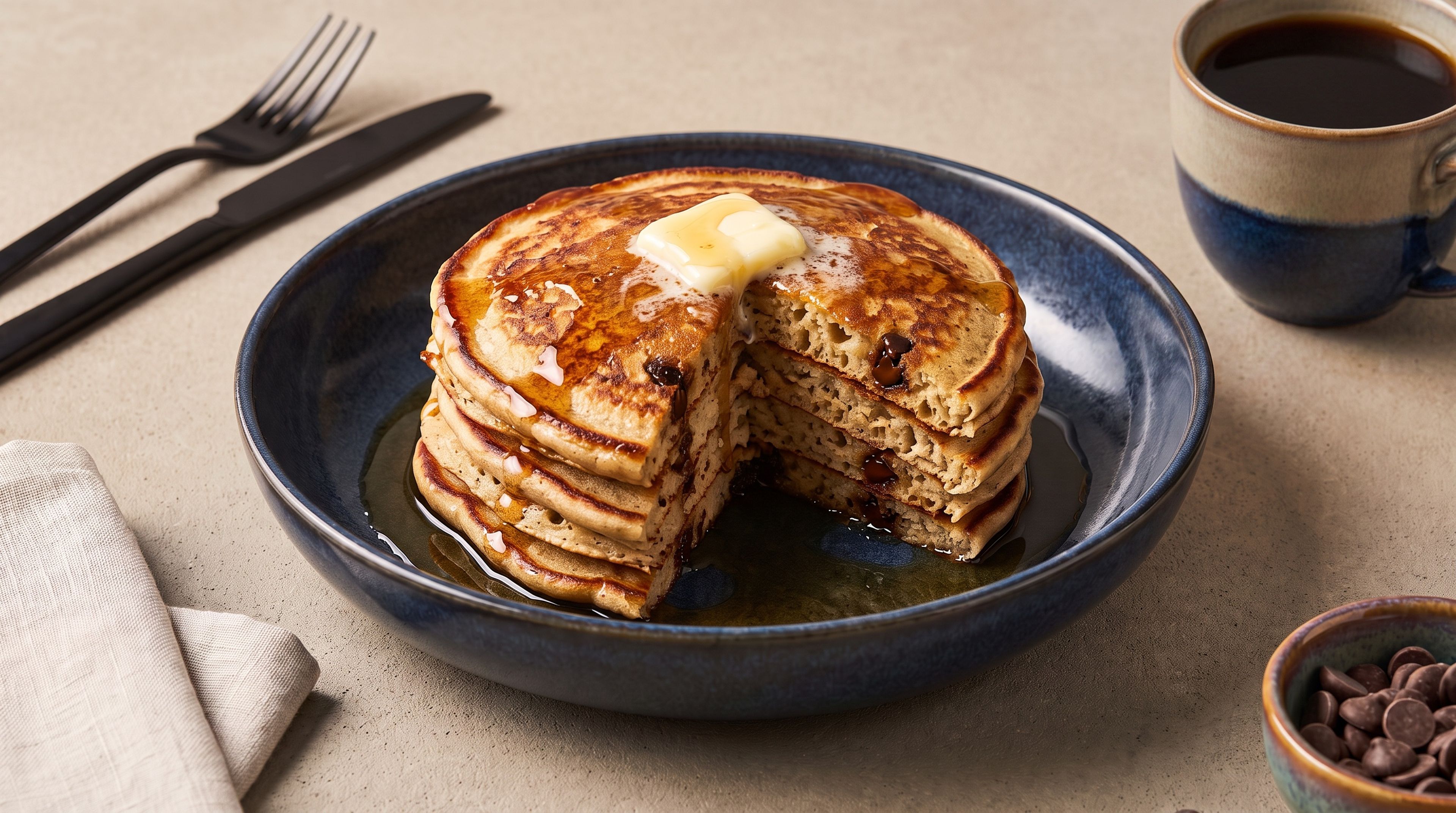 Kaffee-Pancakes: So backst du das ultimative Frühstück für Koffein-Fans