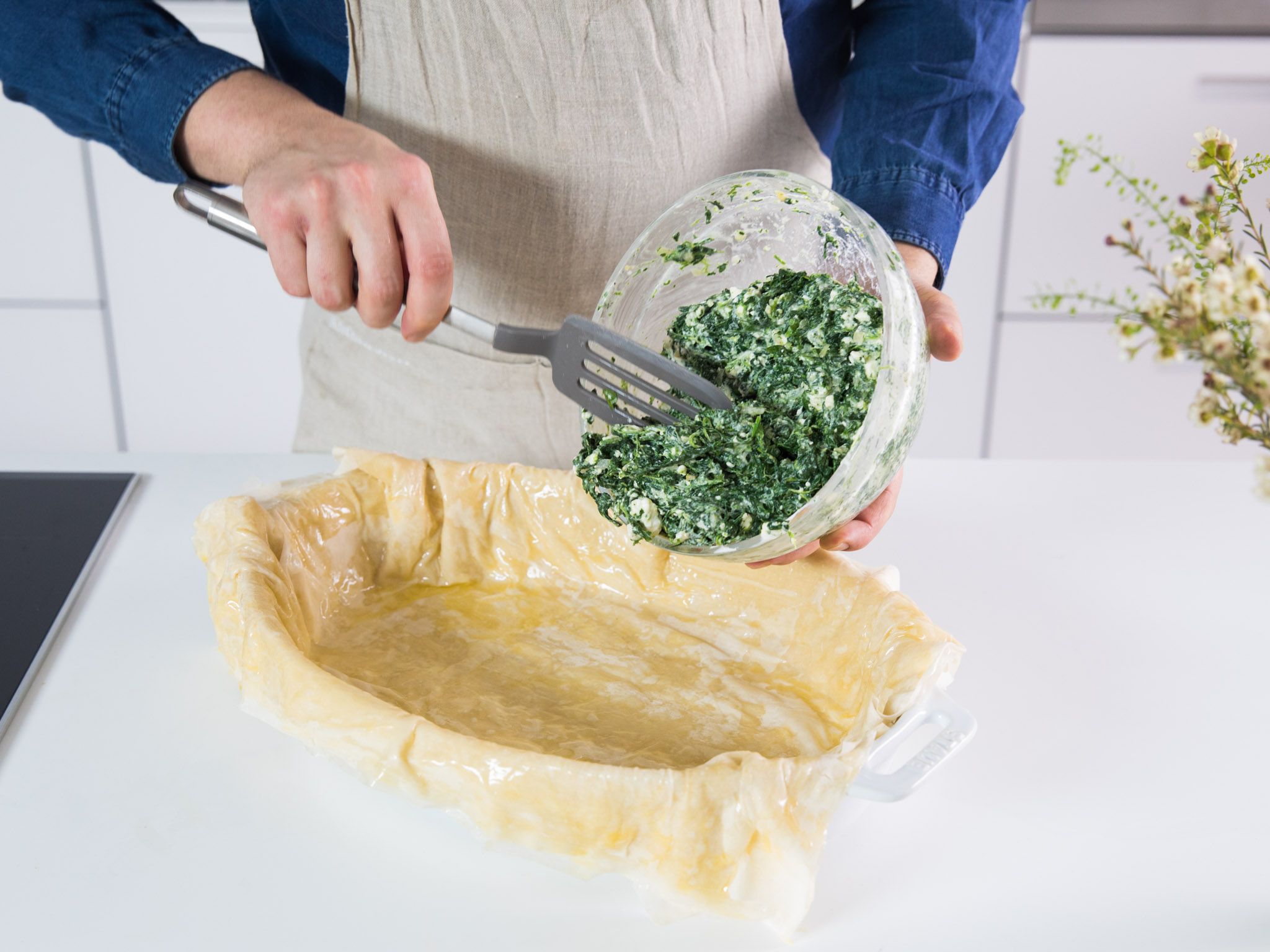 Spanakopita (Griechischer Spinat-Pie) | Rezept | Kitchen Stories