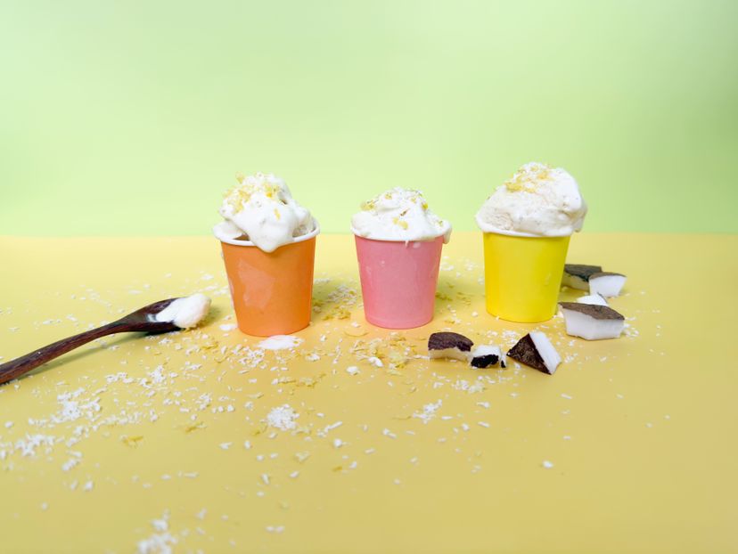 Zitronen-Kokos-Eis