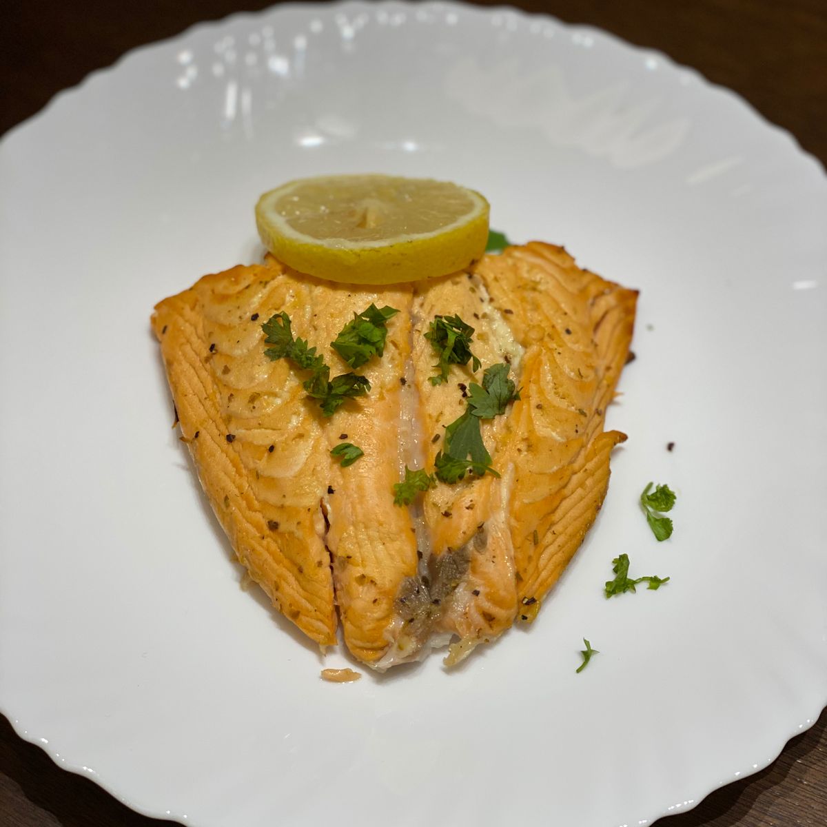 Lemon pepper Salmon | Recipe | Kitchen Stories