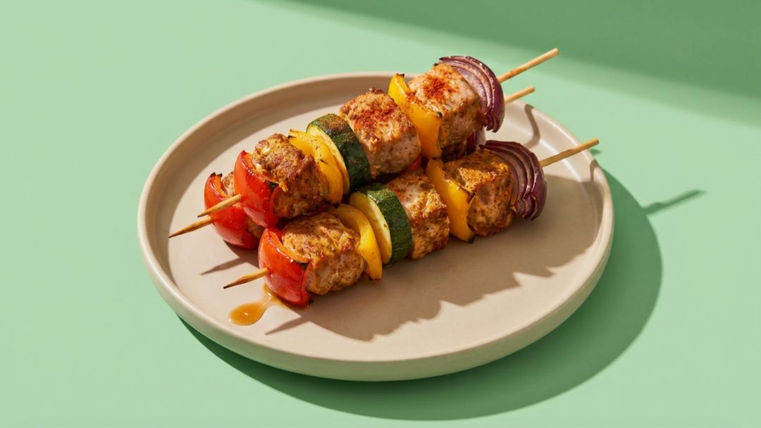 Saftiges Schaschlik aus dem Airfryer für schnelles Grill-Feeling