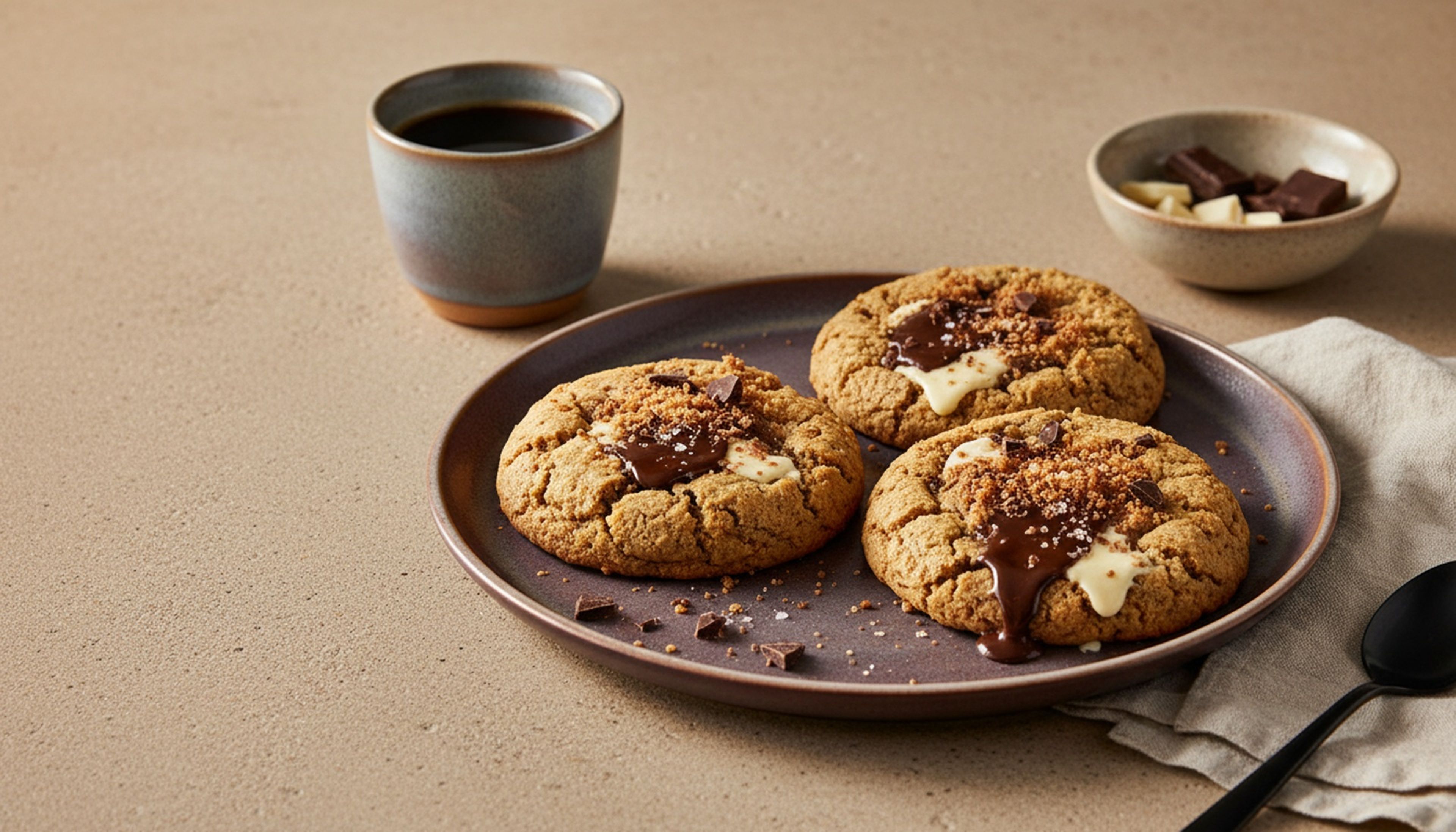 Butterbrot-Cookies mit Miso und Roggen: Frühstück in Nachtischform