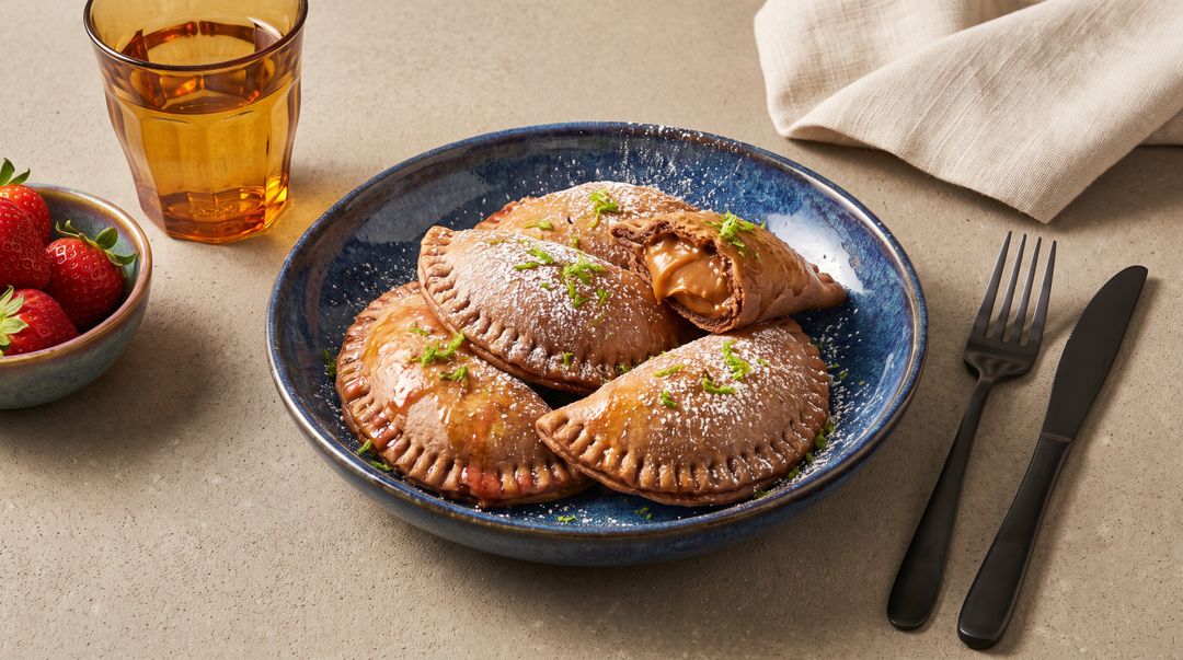 Süße Schoko-Empanadas mit cremiger Dulce-de-Leche-Füllung