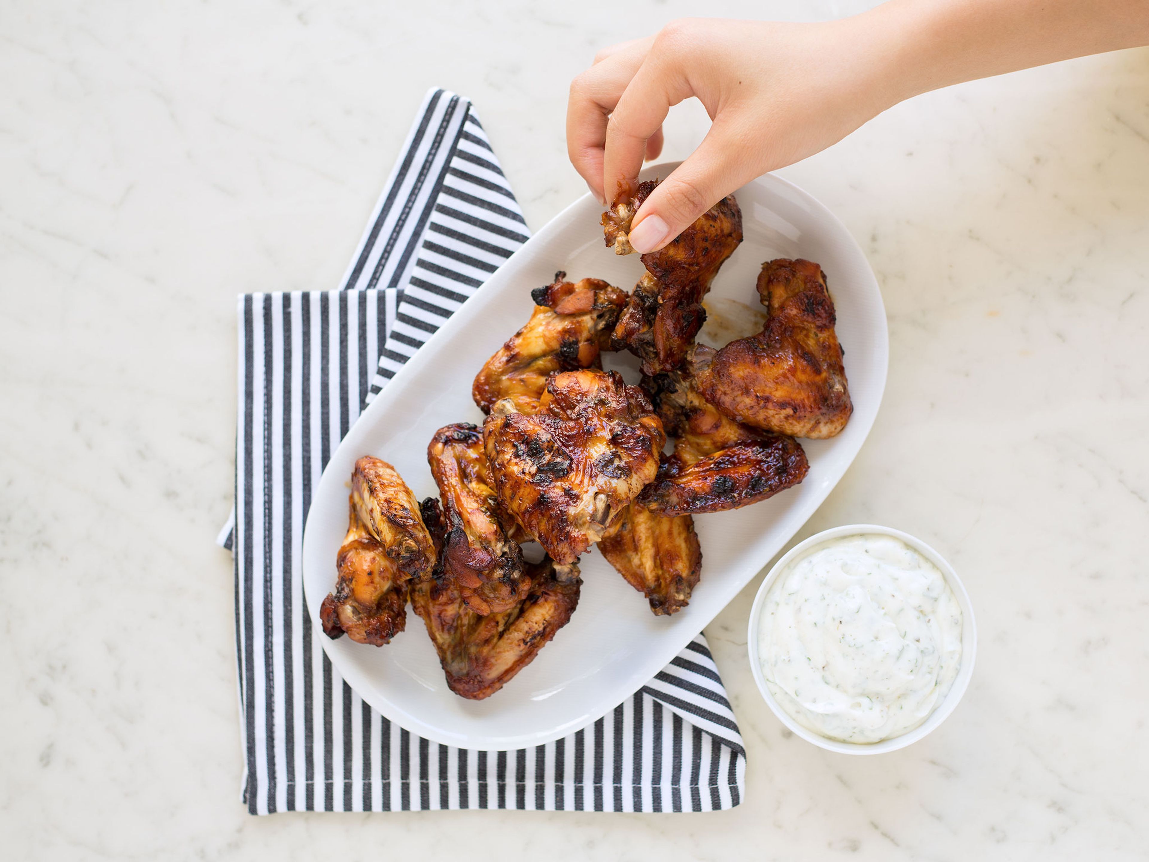 BBQ chicken wings