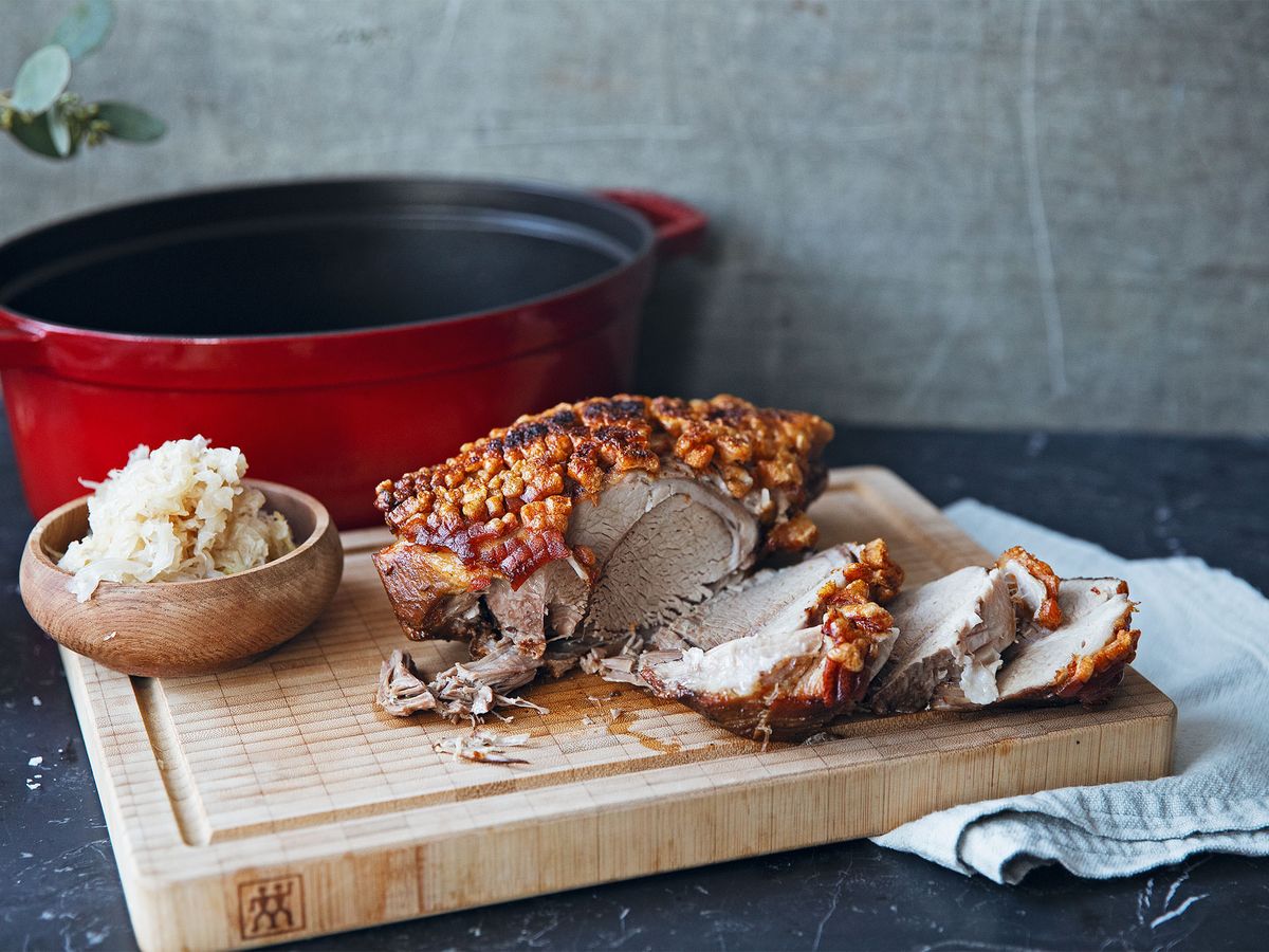 Bavarian Beer Roasted Pork With Crackling Recipe Kitchen Stories 9169