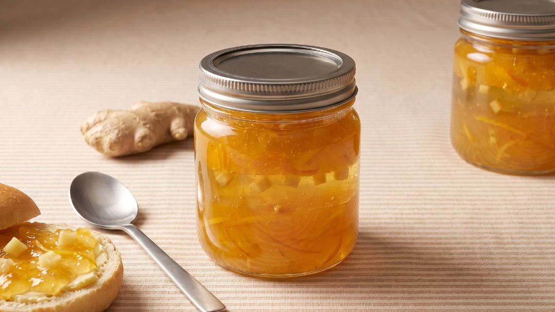 Zitronen-Ingwer-Marmelade selber machen für ein britisches Frühstück