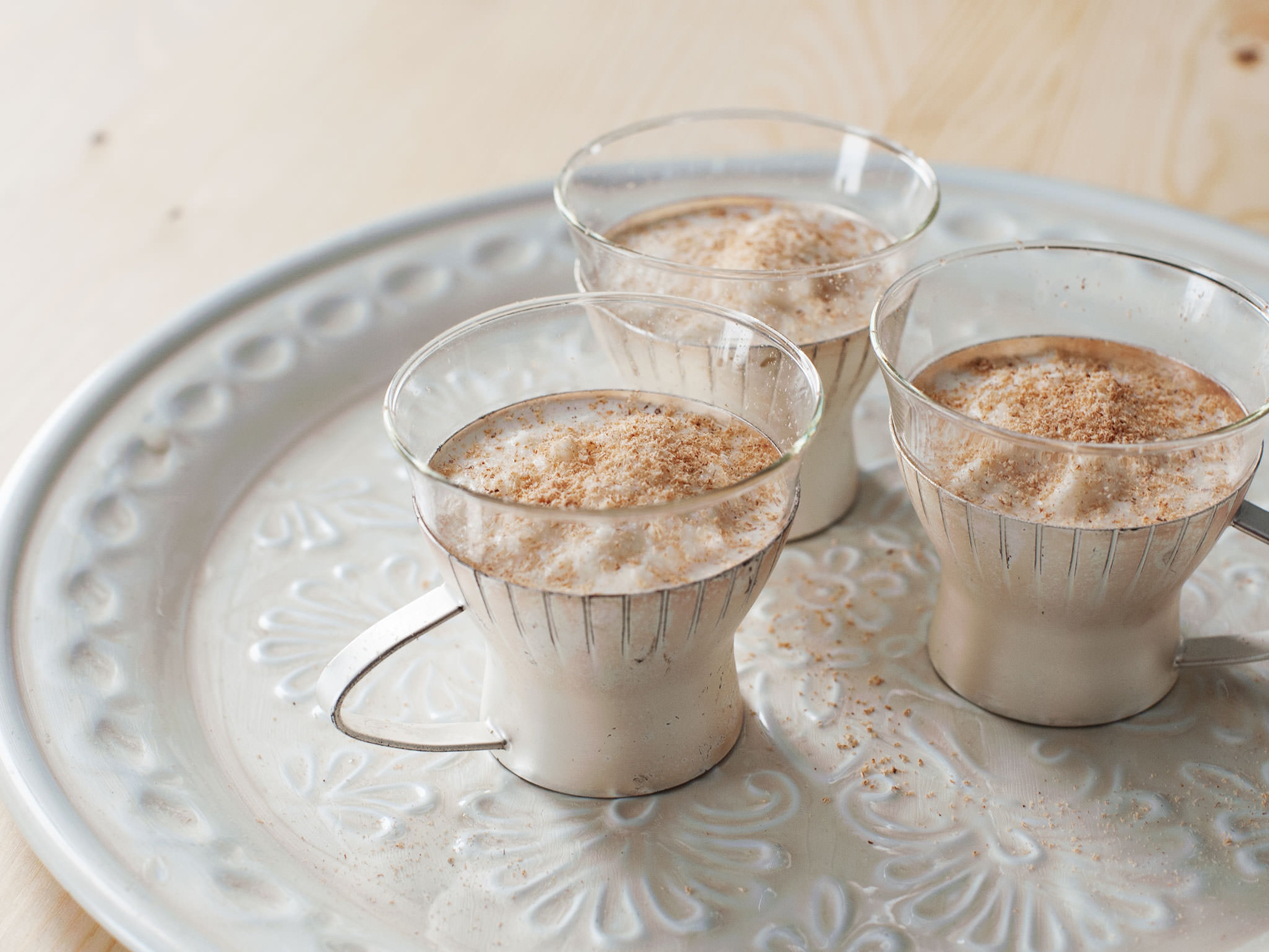 Festlicher Milchpunsch