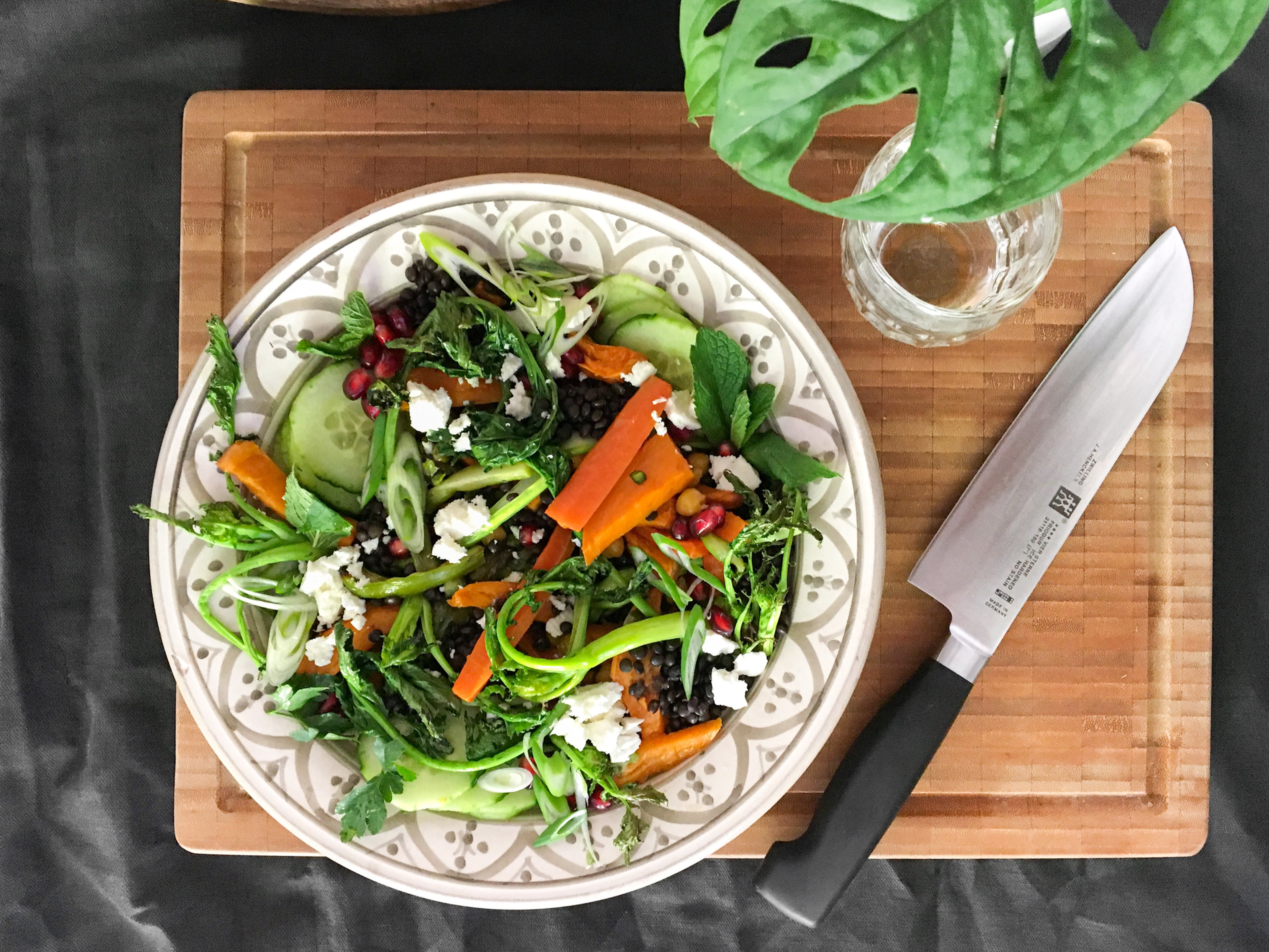 Johanna's lentil salad