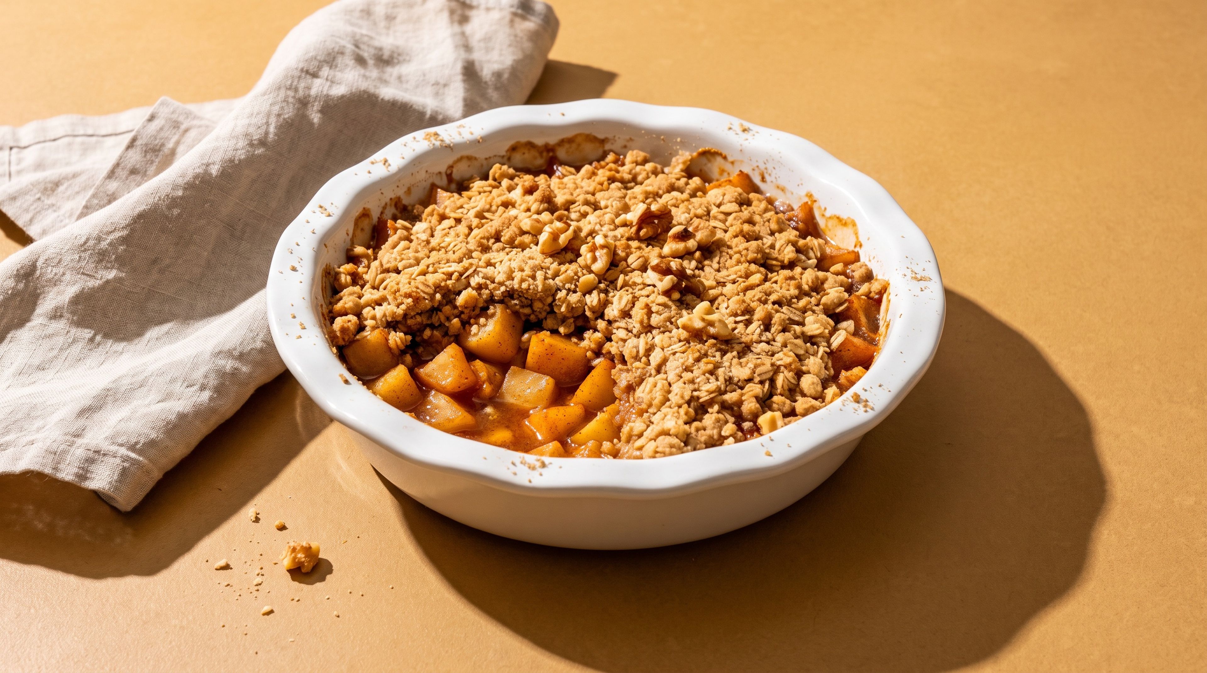 Birnen-Chai-Crumble: herrliches Frühstück für Naschkatzen