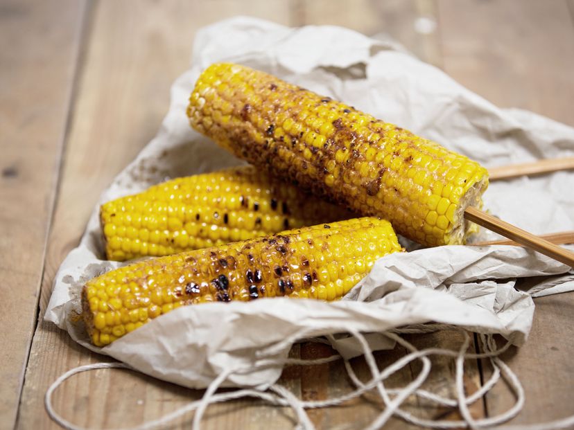 Grilled corn with miso butter