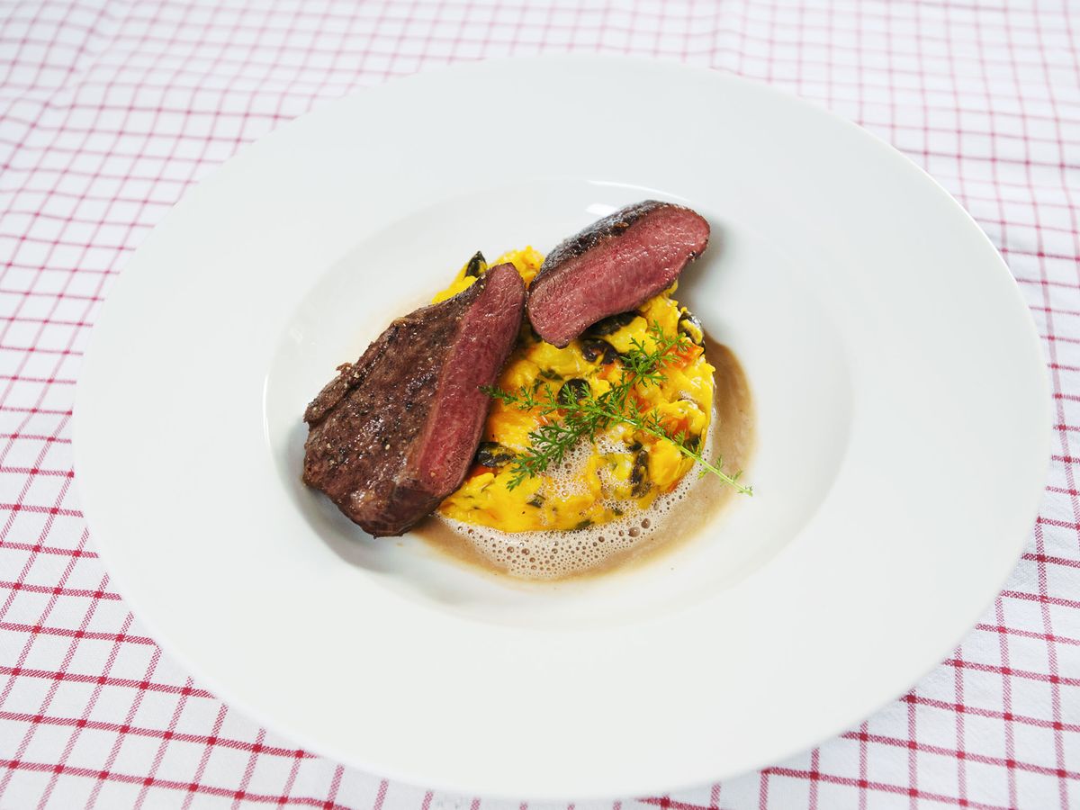 Venison with pumpkin sugo | Recipe | Kitchen Stories