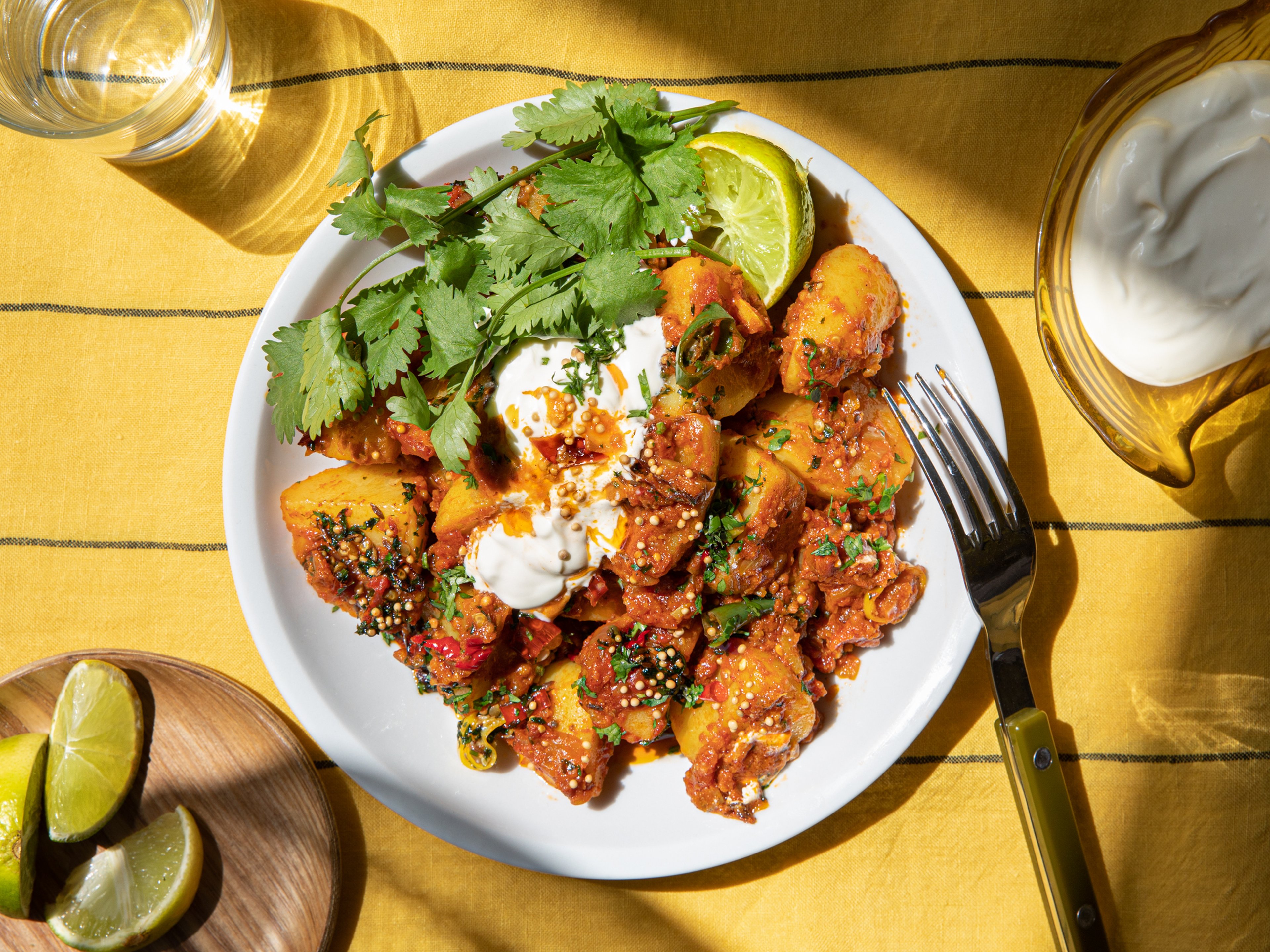 Vegan indian potato curry (Aloo Sabzi)