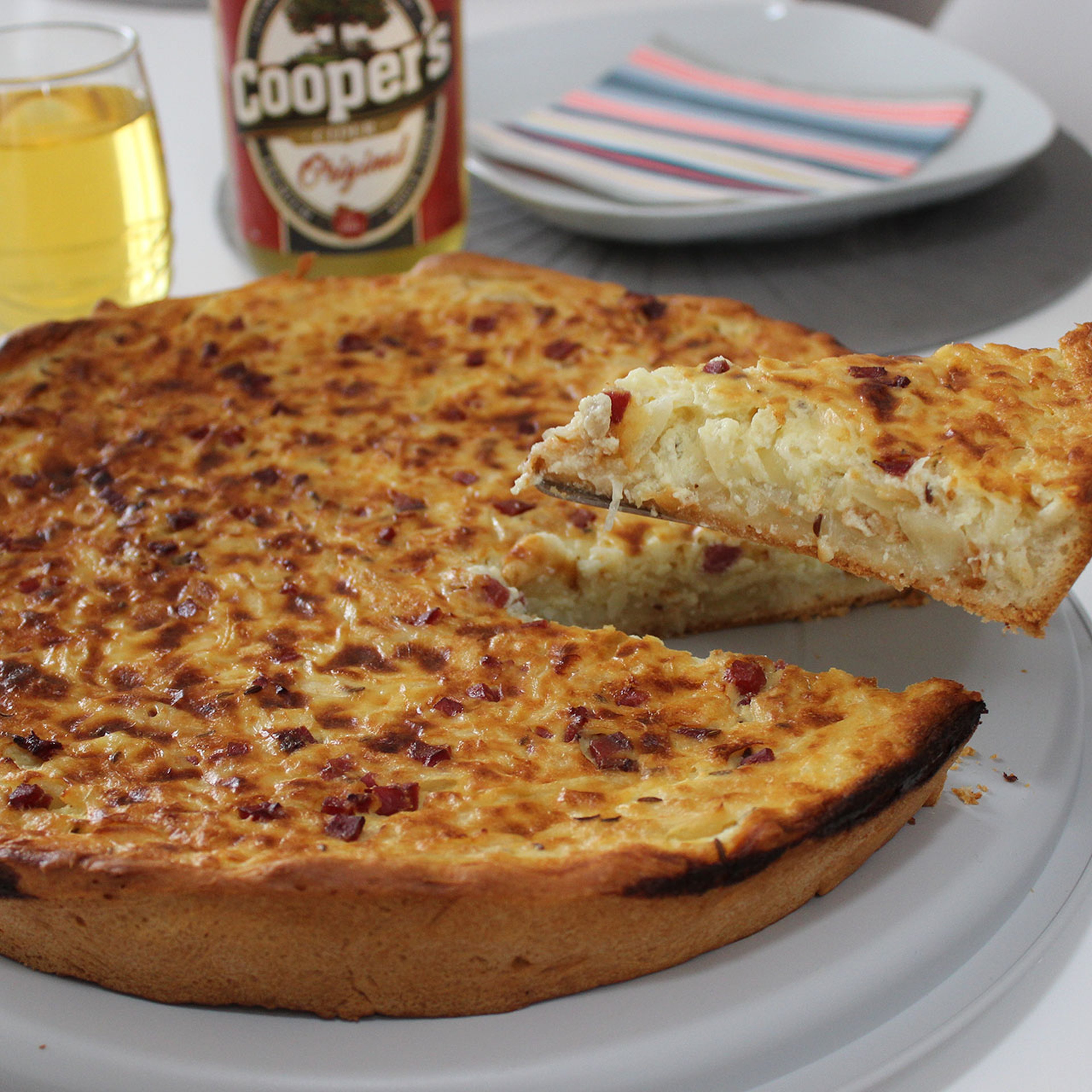 Zwiebelkuchen mit dem Cookit