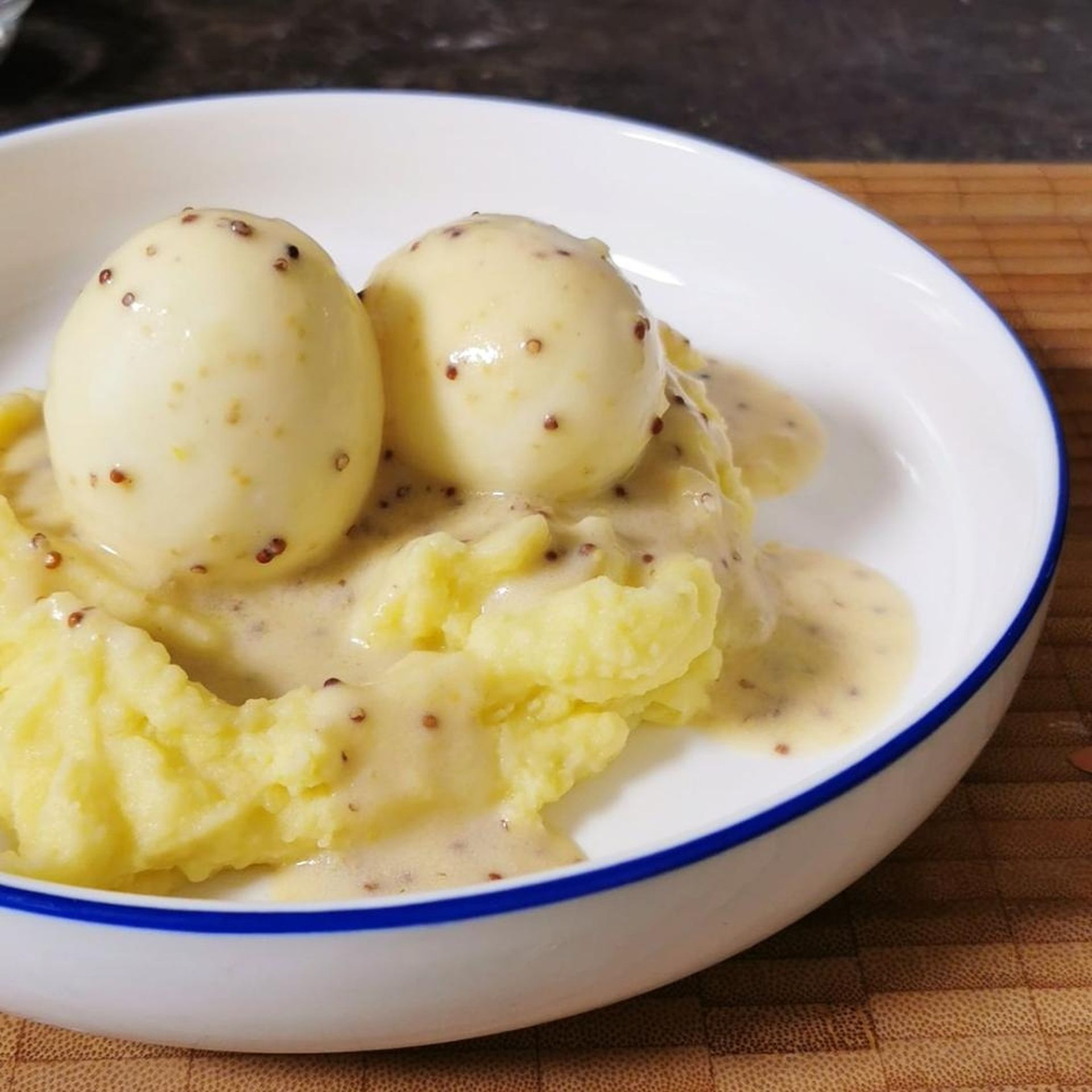 Senfeier (German eggs in mustard sauce) Recipe Kitchen Stories