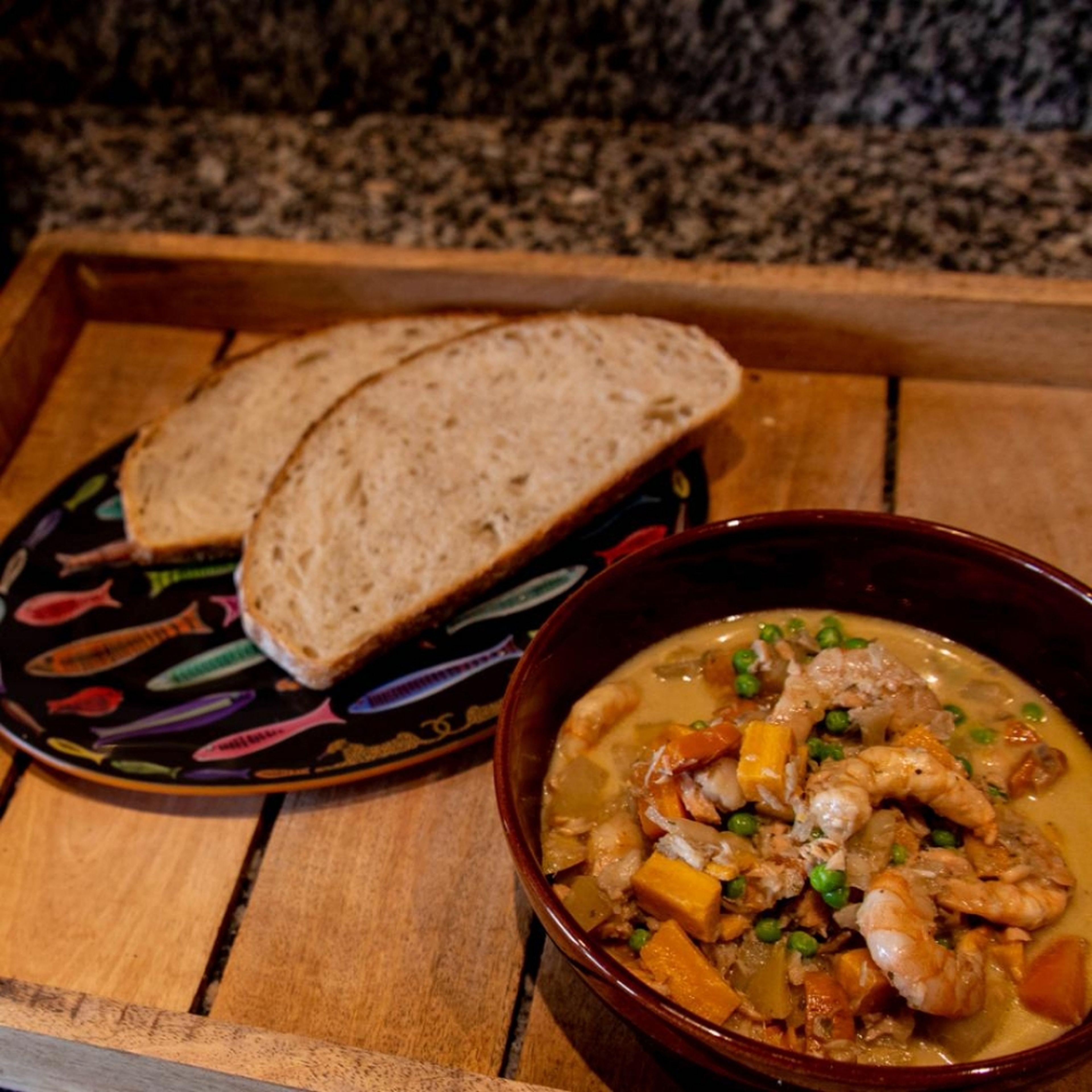 Gemüse One-Pot mit Fisch aus dem Cookit