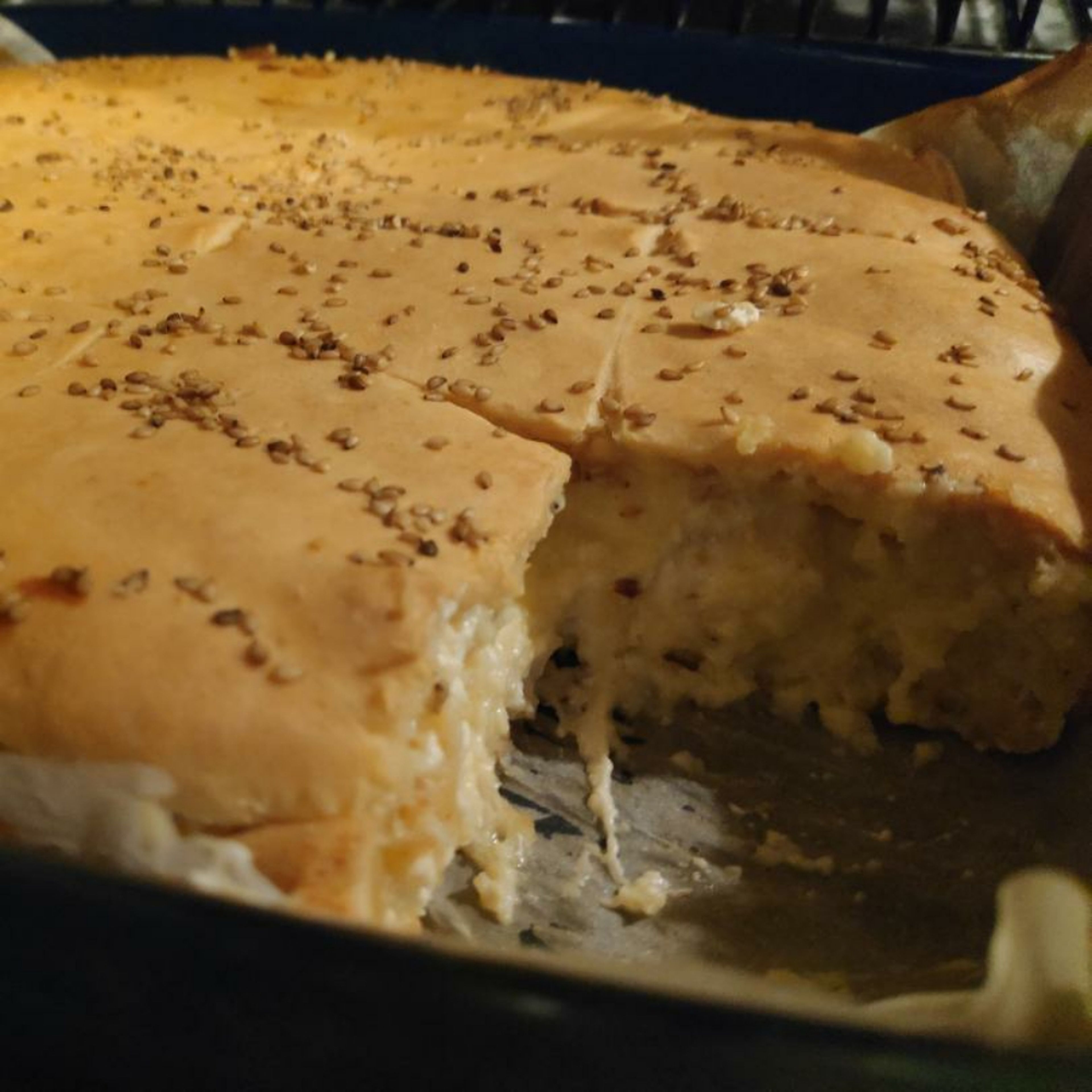 Feta Cheese Pie with Bechamel Sauce