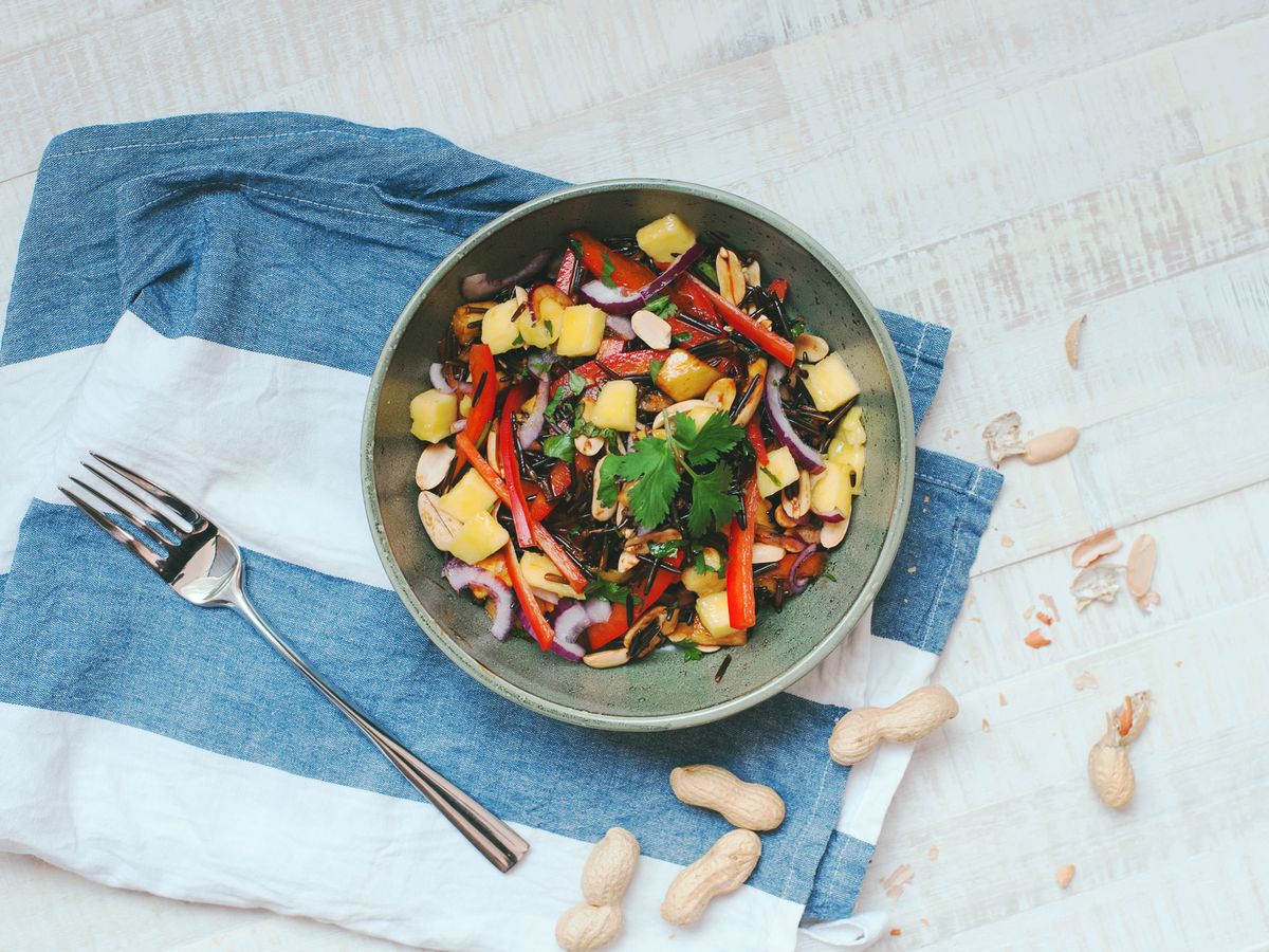 Wild rice salad | Recipe | Kitchen Stories