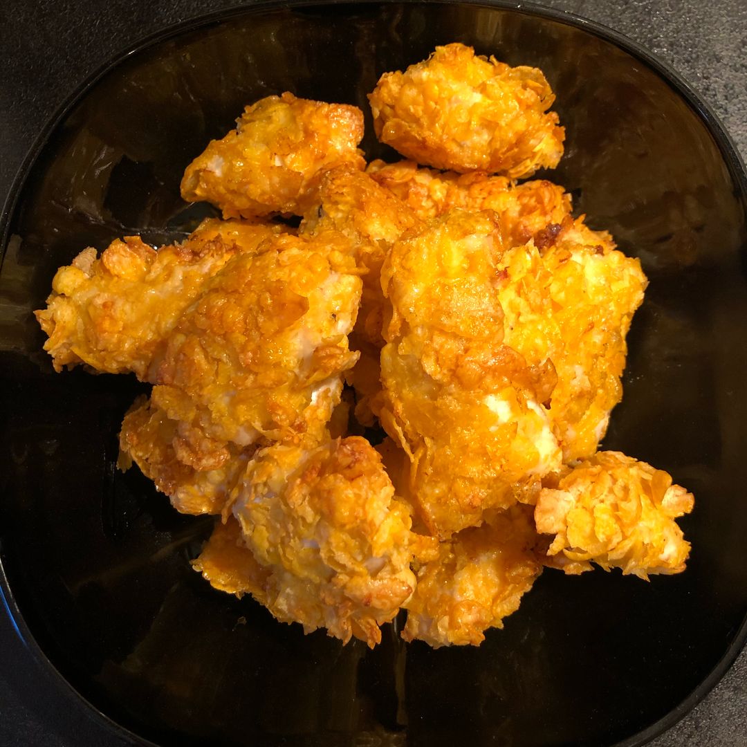 crispy chicken nuggets aus dem Backofen 🤩
