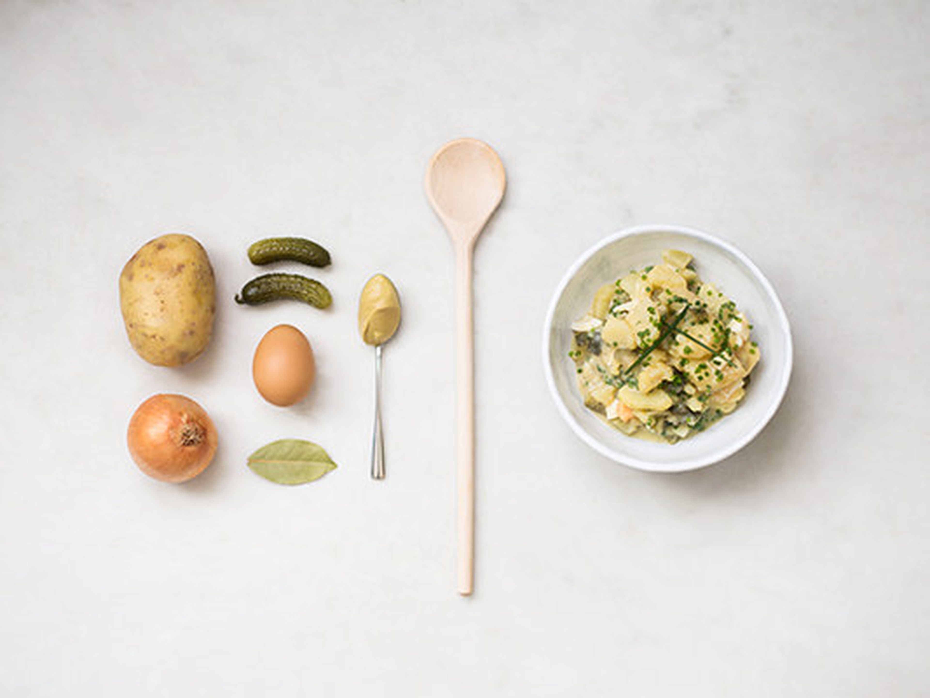 Homemade potato salad