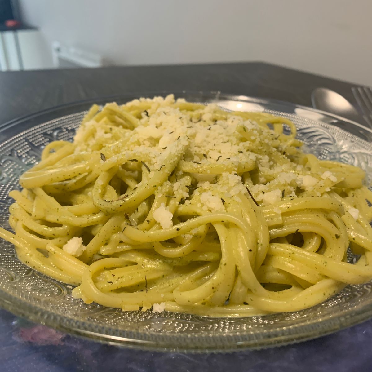 Spicy Zucchini Cream Linguine | Recipe | Kitchen Stories
