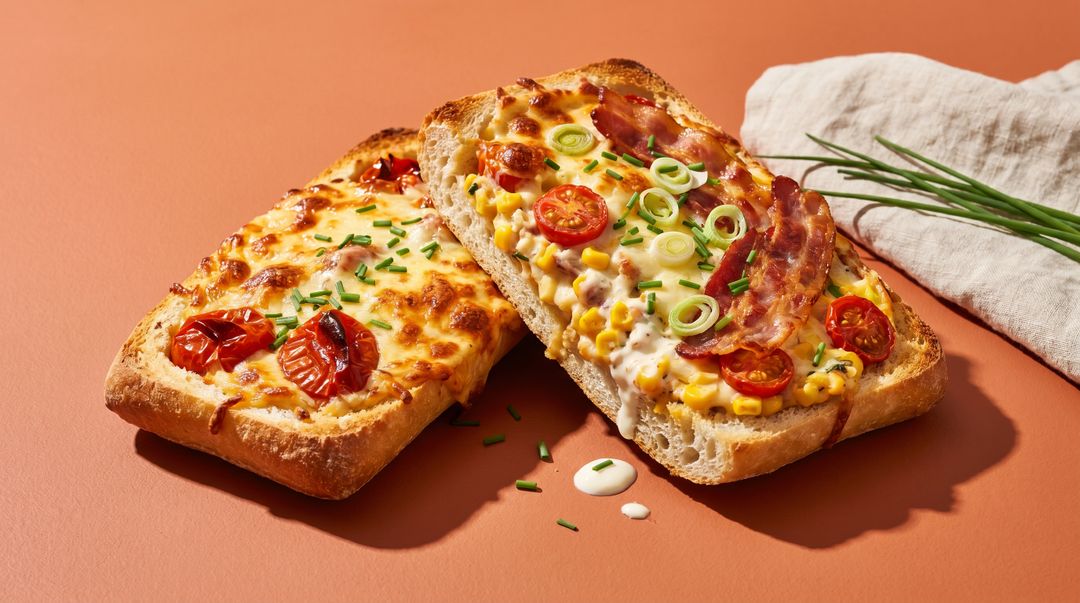 Gefülltes Ofenbrot: knuspriger Sandwich-Auflauf