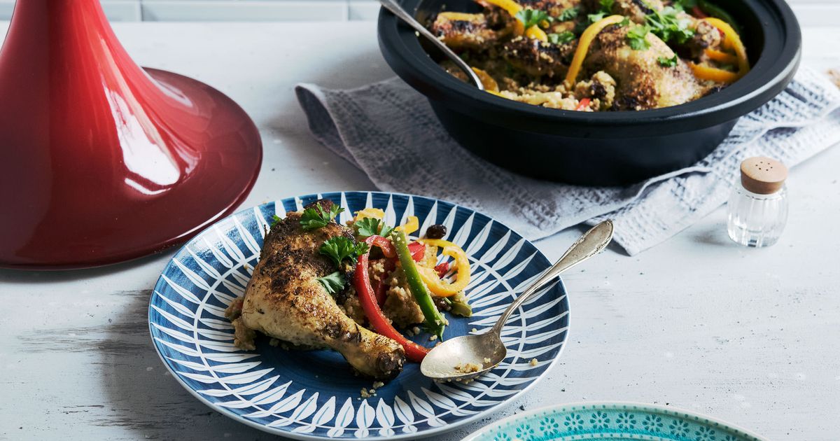 Geschmortes Hähnchen mit Couscous | Rezept | Kitchen Stories