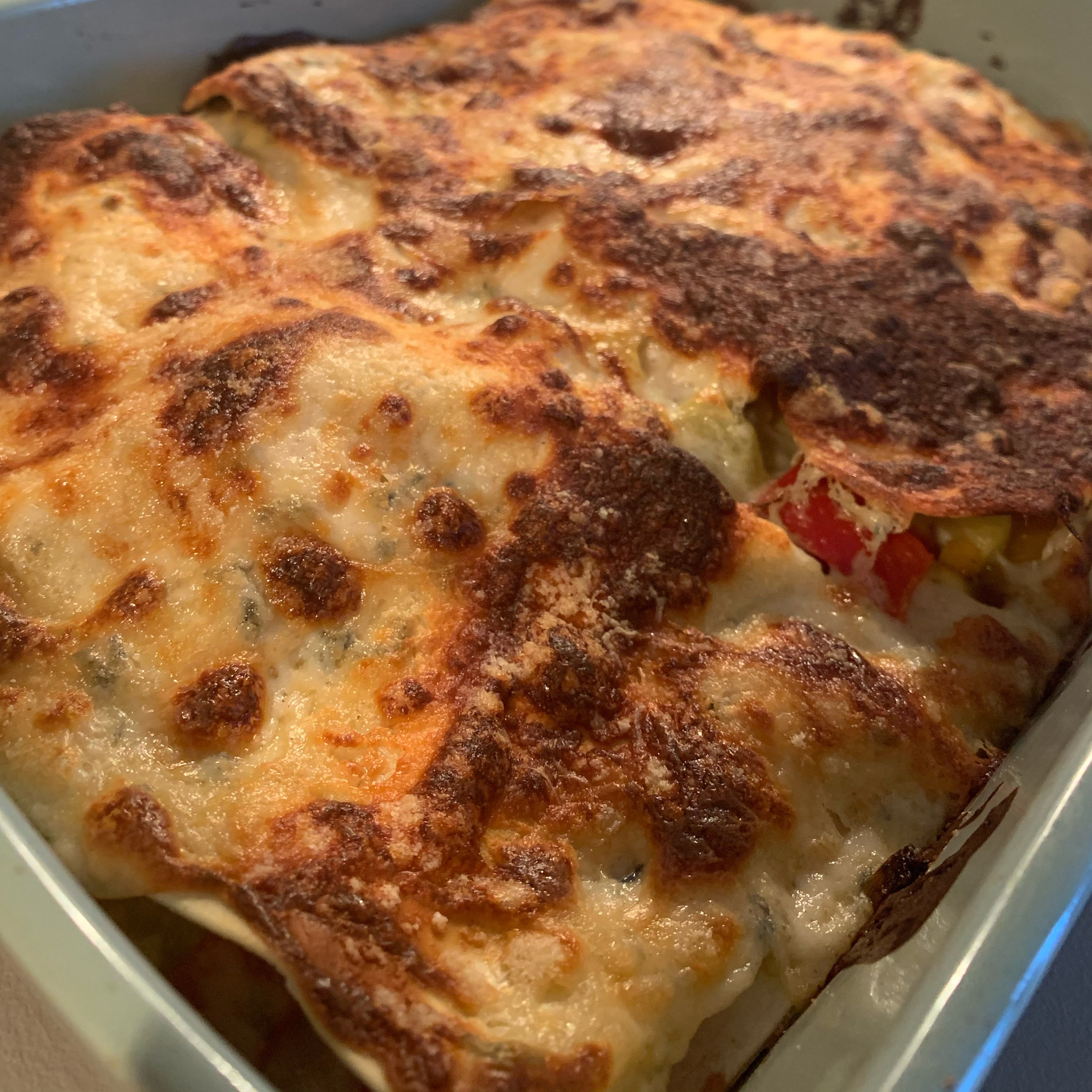 Veggie Lasagne with Gorgonzola Béchamel 💚