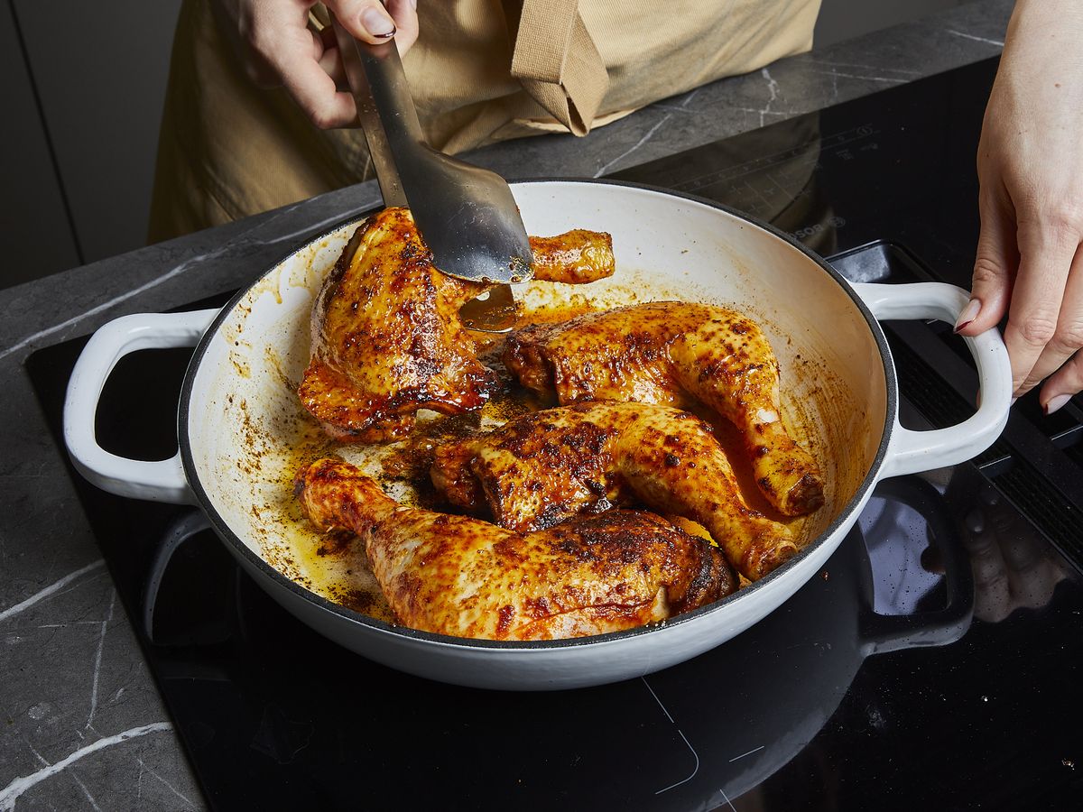 One-Pot mediterranes Hähnchen mit Reis | Rezept | Kitchen Stories