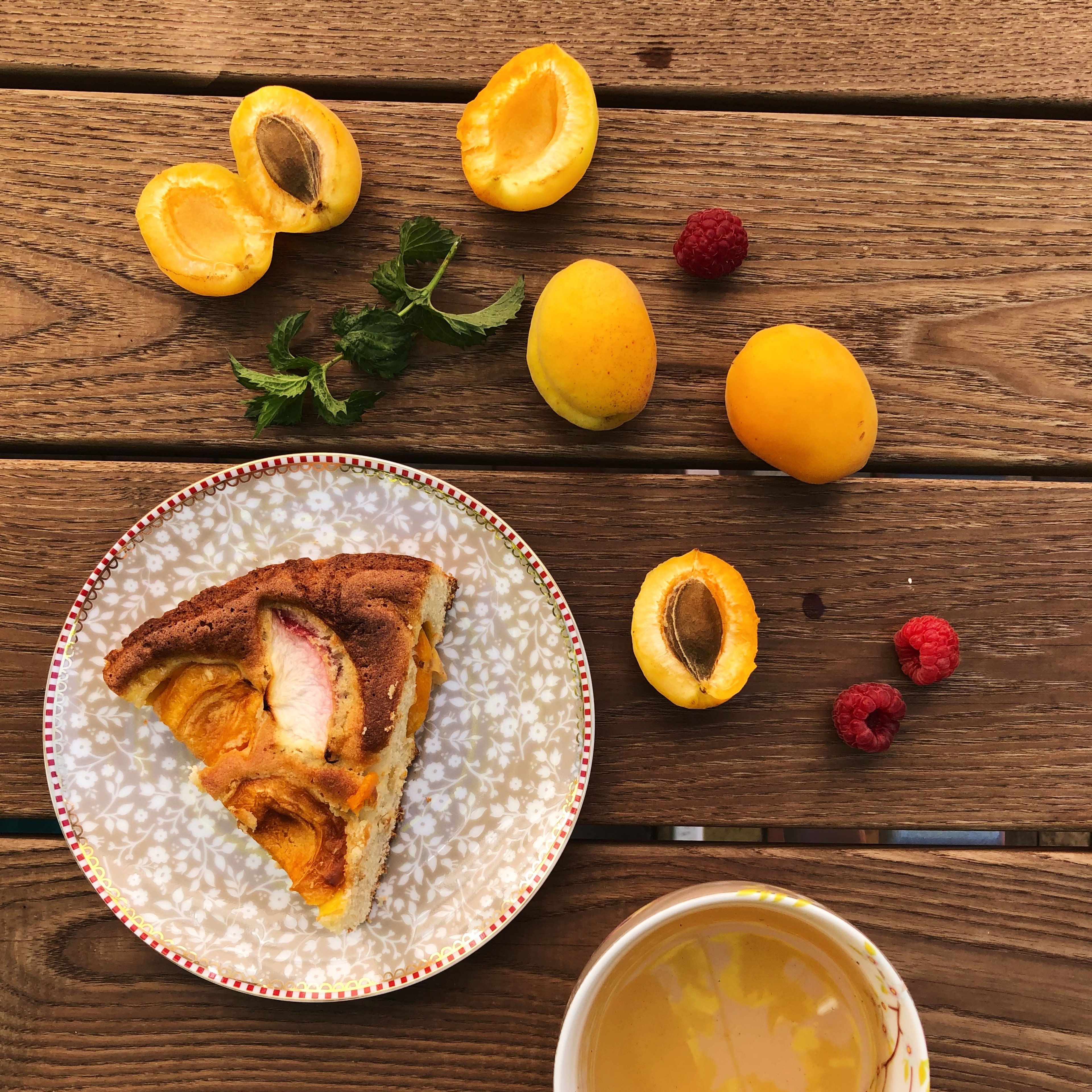 Apricot pie (gluten free)