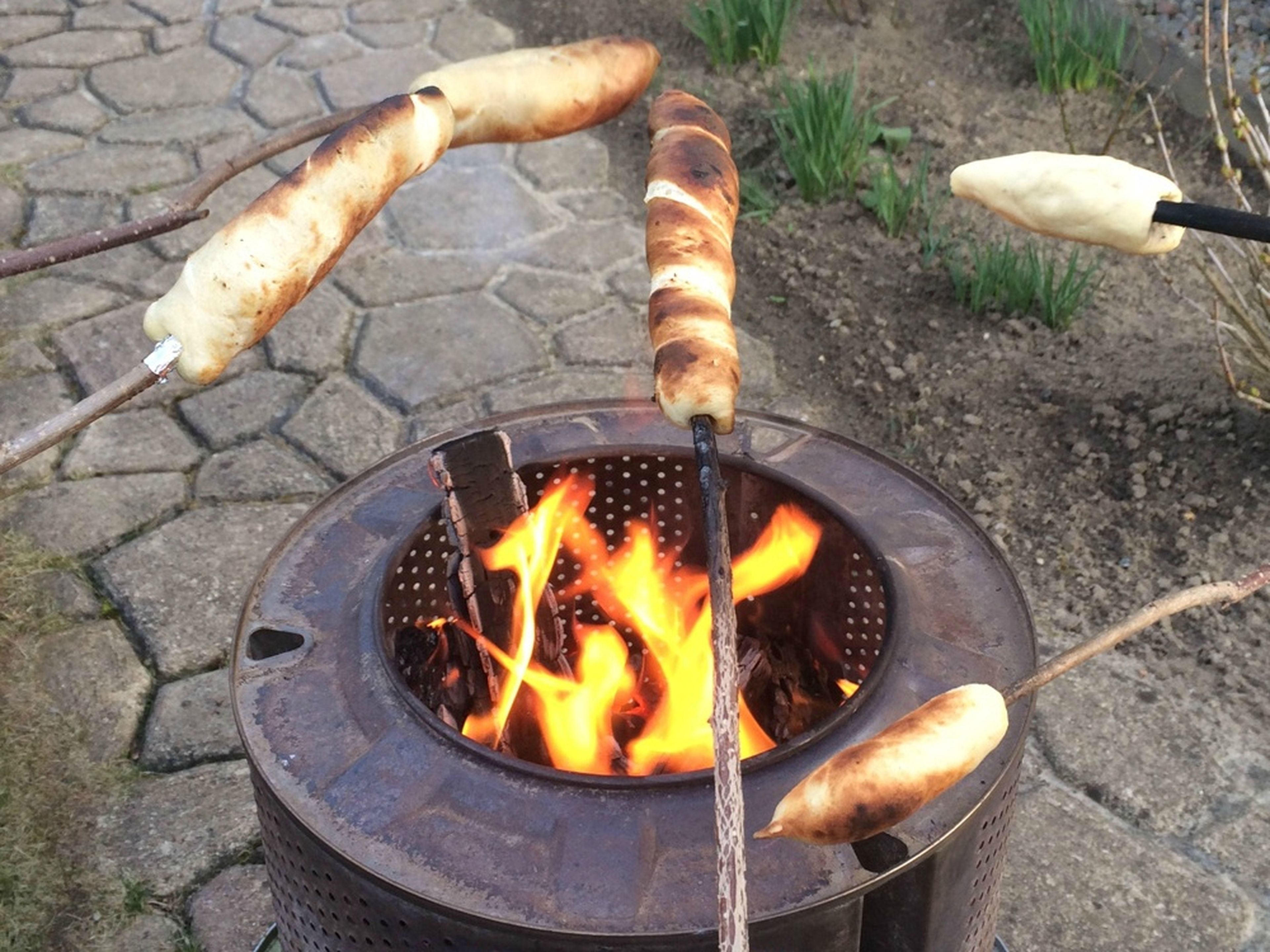 Campfire twist bread