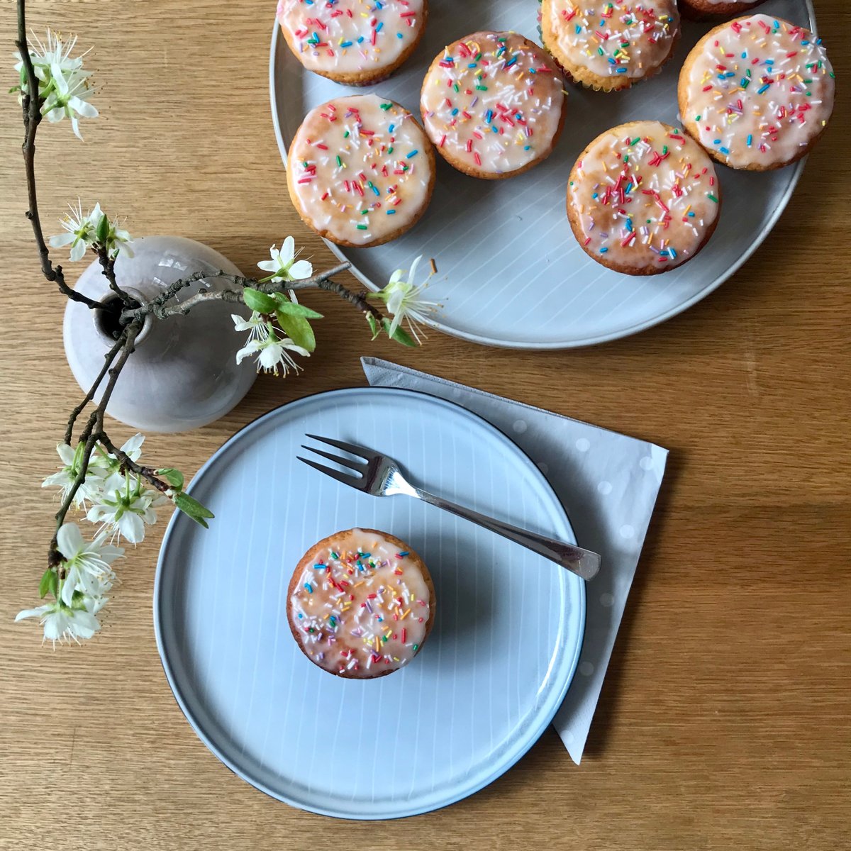 Zitronen-Frischkäse-Muffins | Rezept | Kitchen Stories