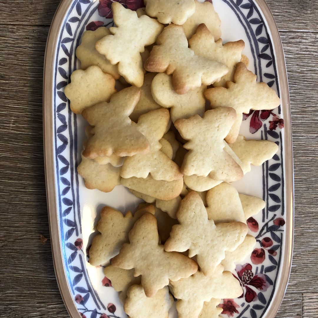 Plätzchen mit Butter