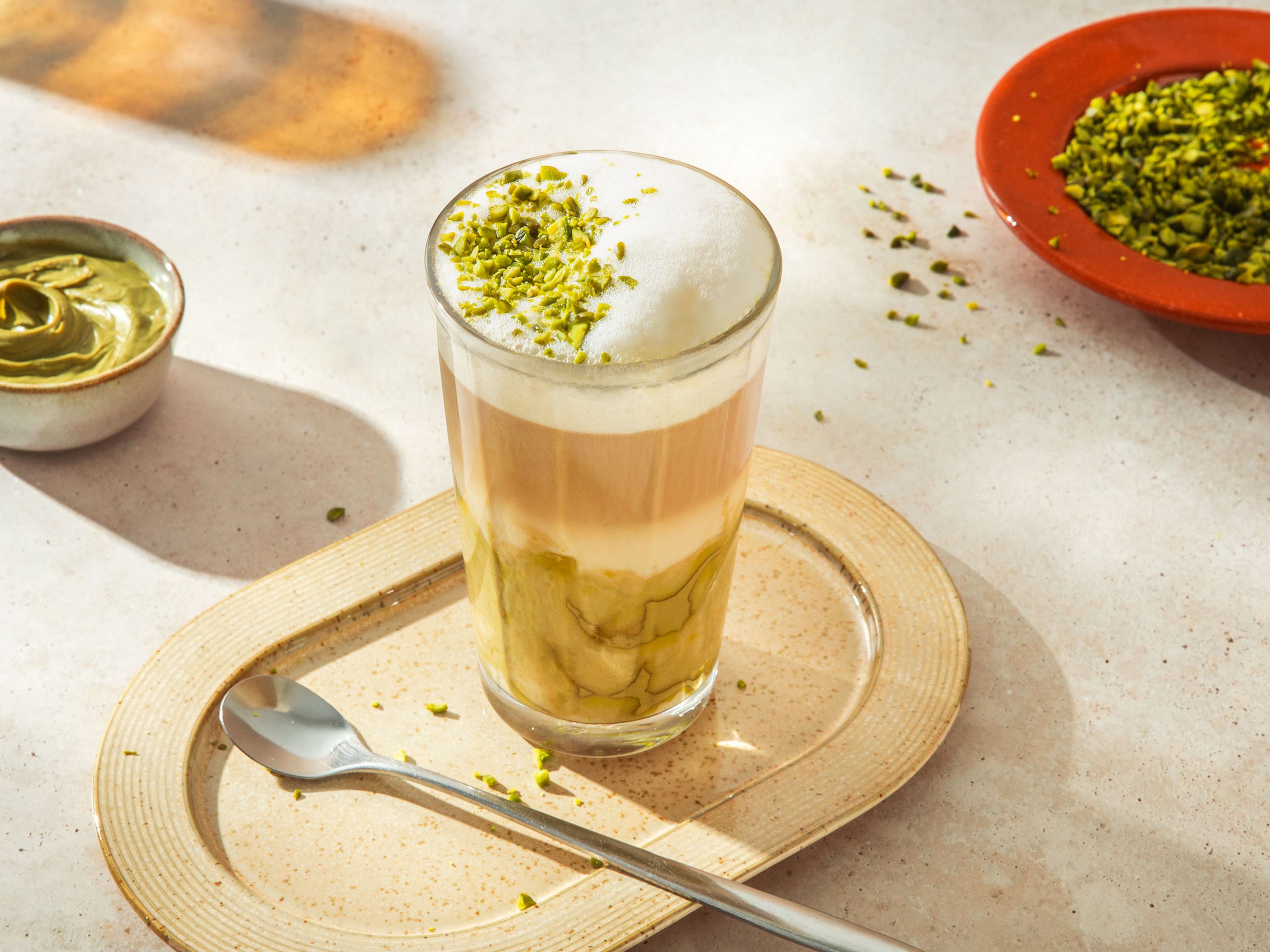 Vanilla Pistachio Latte