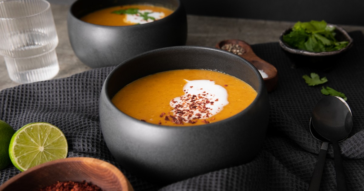 Yellow curry split pea soup Recipe Kitchen Stories