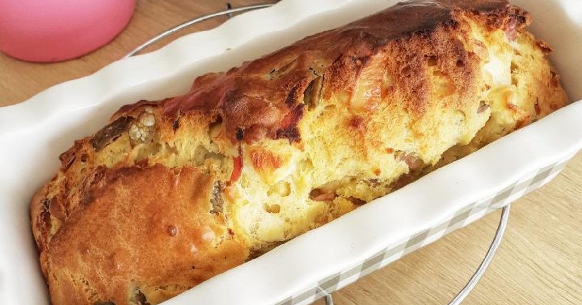 Olive, cheese and ham cake Recipe Kitchen Stories