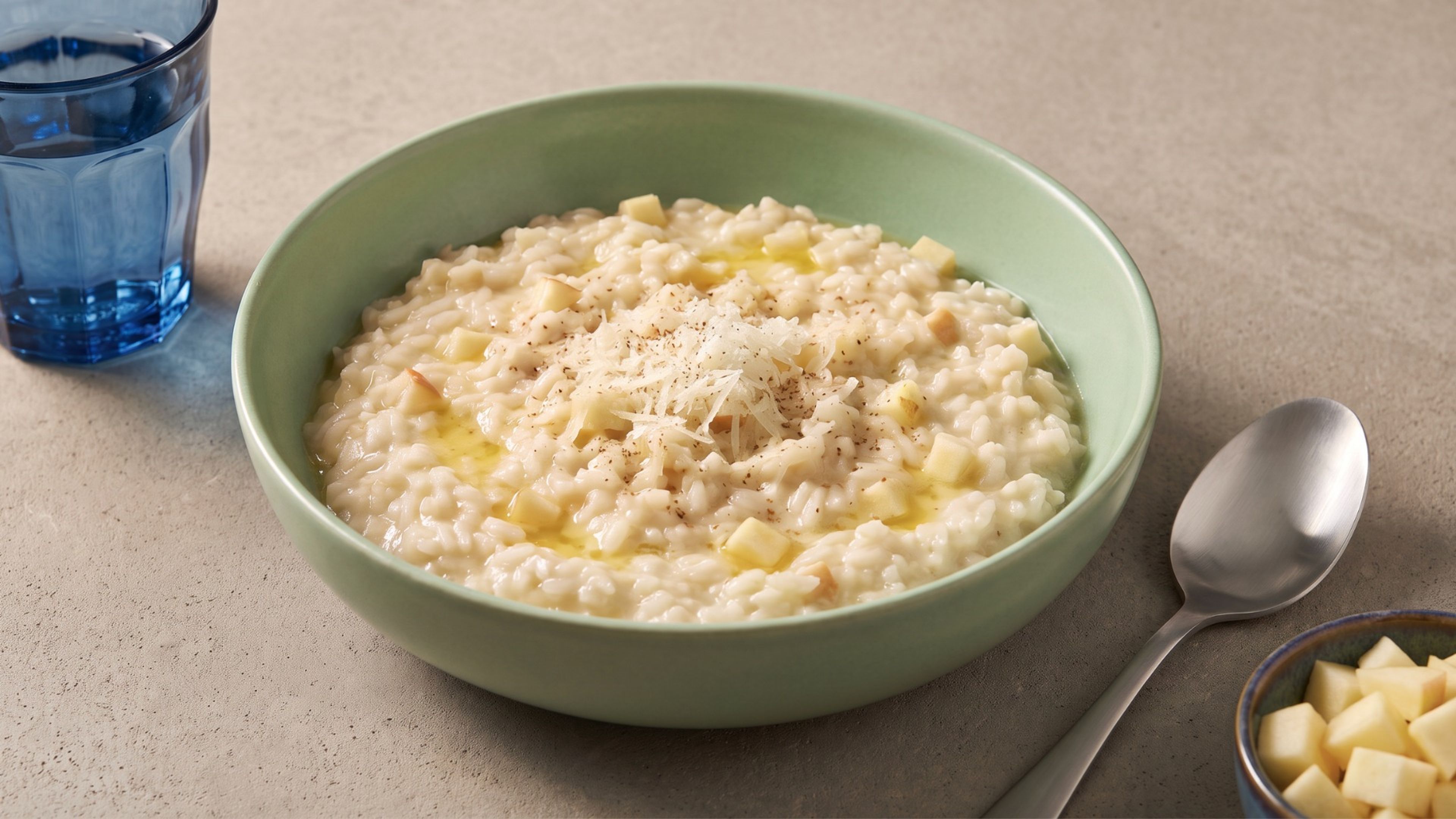 Apfel-Parmesan-Risotto