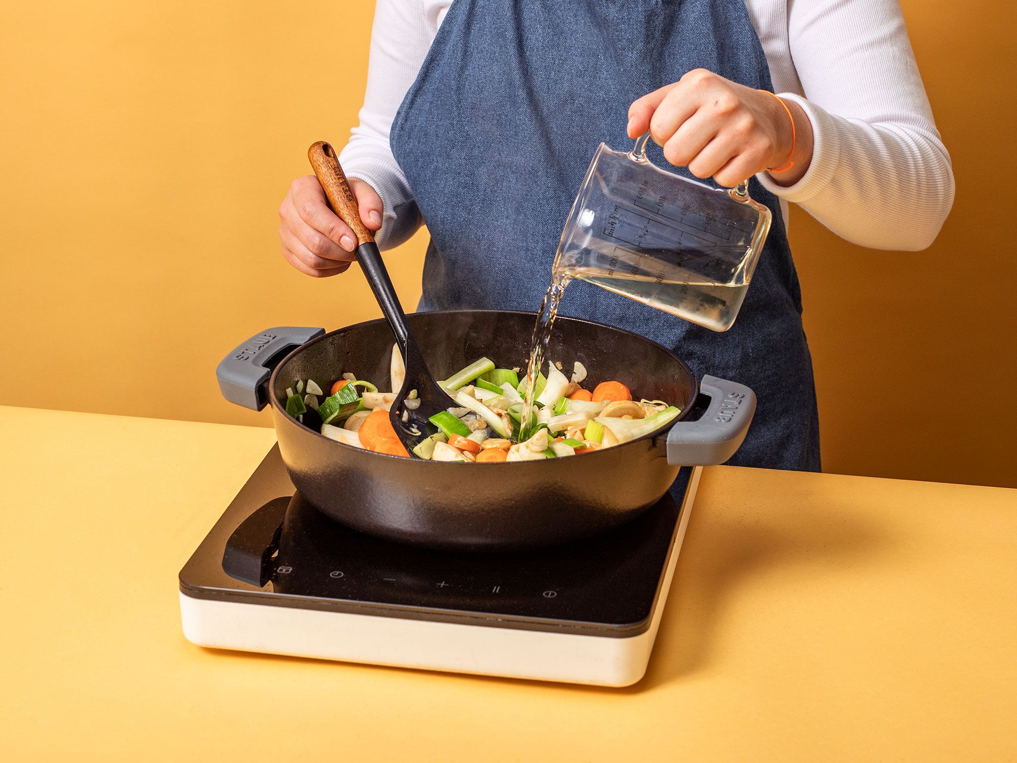 Bean cassoulet with fennel, bacon, and Italian sausage Recipe
